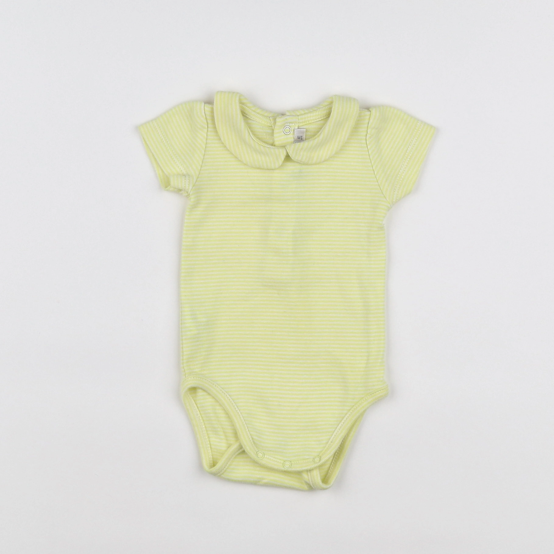 Boutchou - body vetement jaune - 1 mois