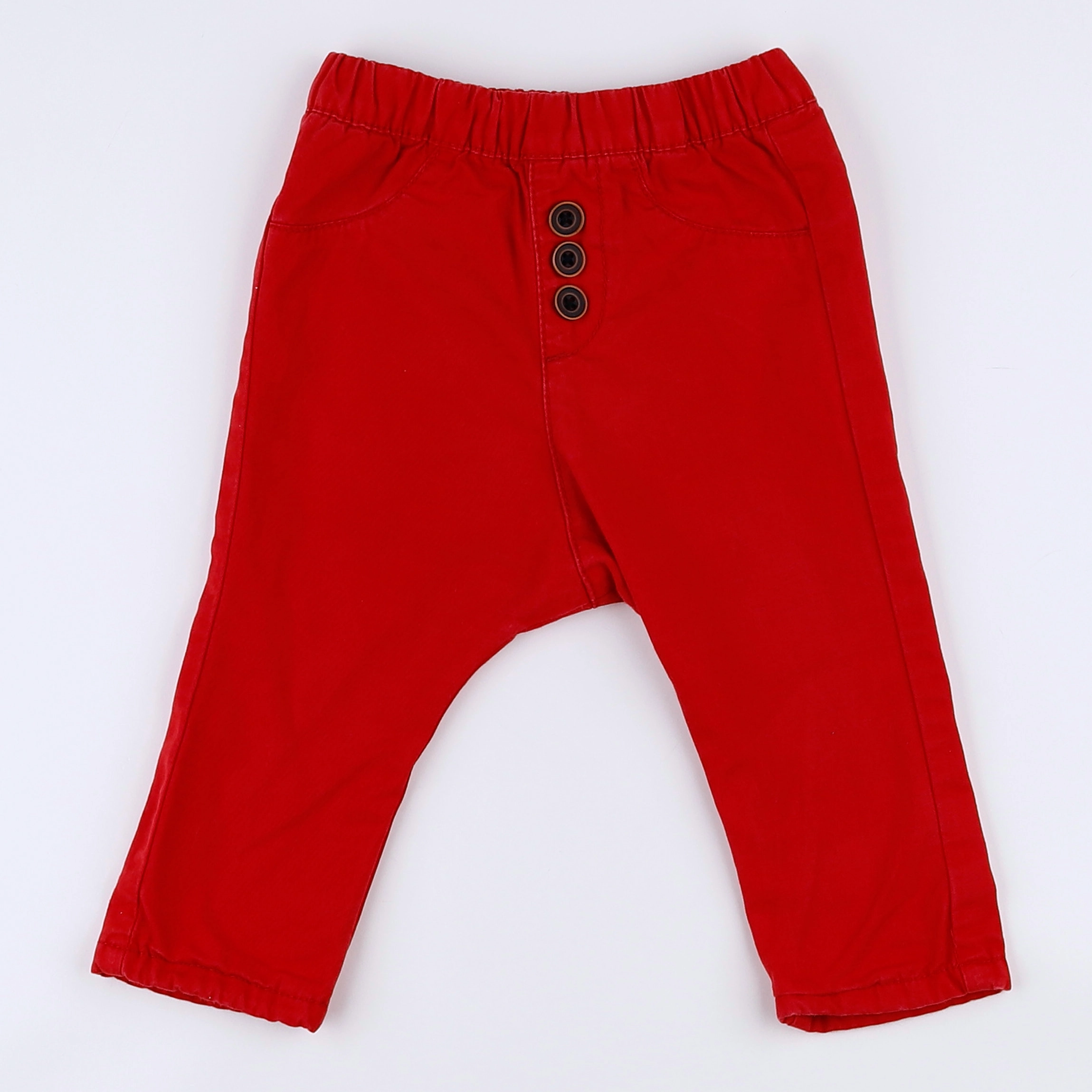 Tape à l'oeil - pantalon rouge - 12 mois