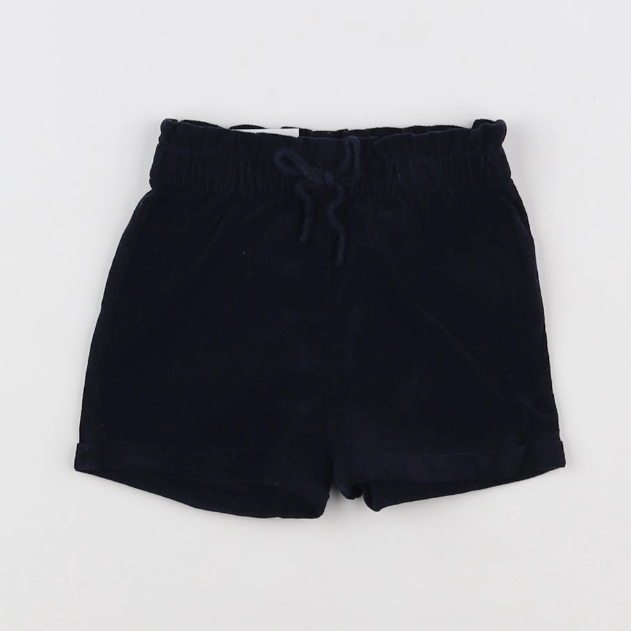 Vertbaudet - short bleu (état neuf) - 9 mois