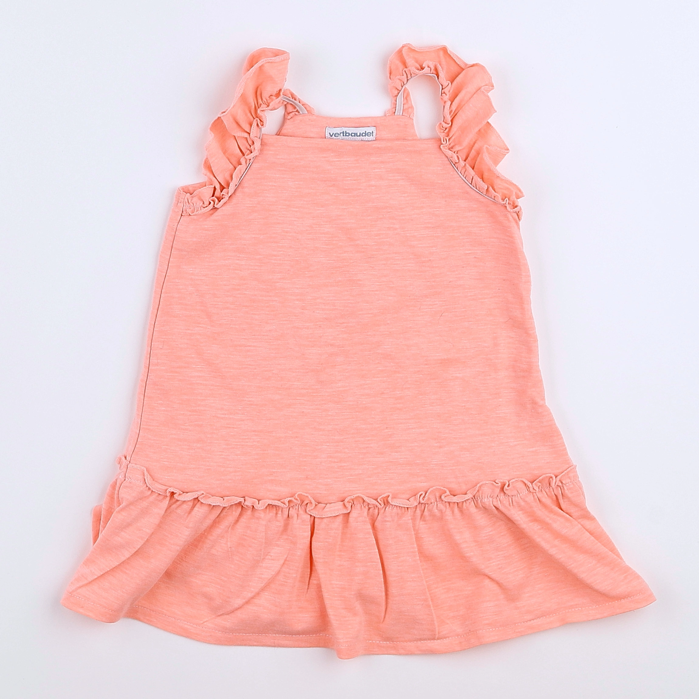 Vertbaudet - robe orange - 2 ans