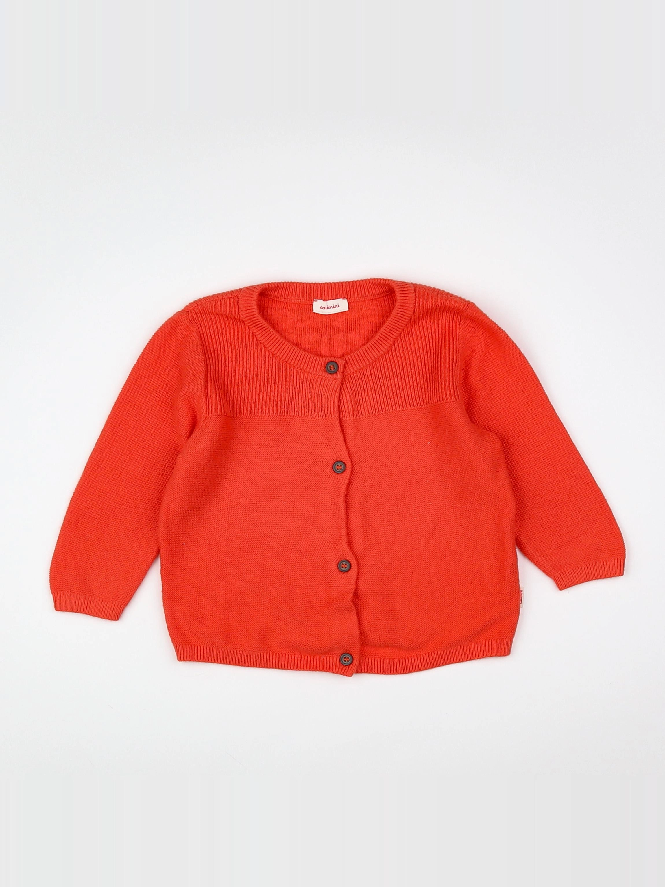 Catimini - gilet rouge - 6 mois