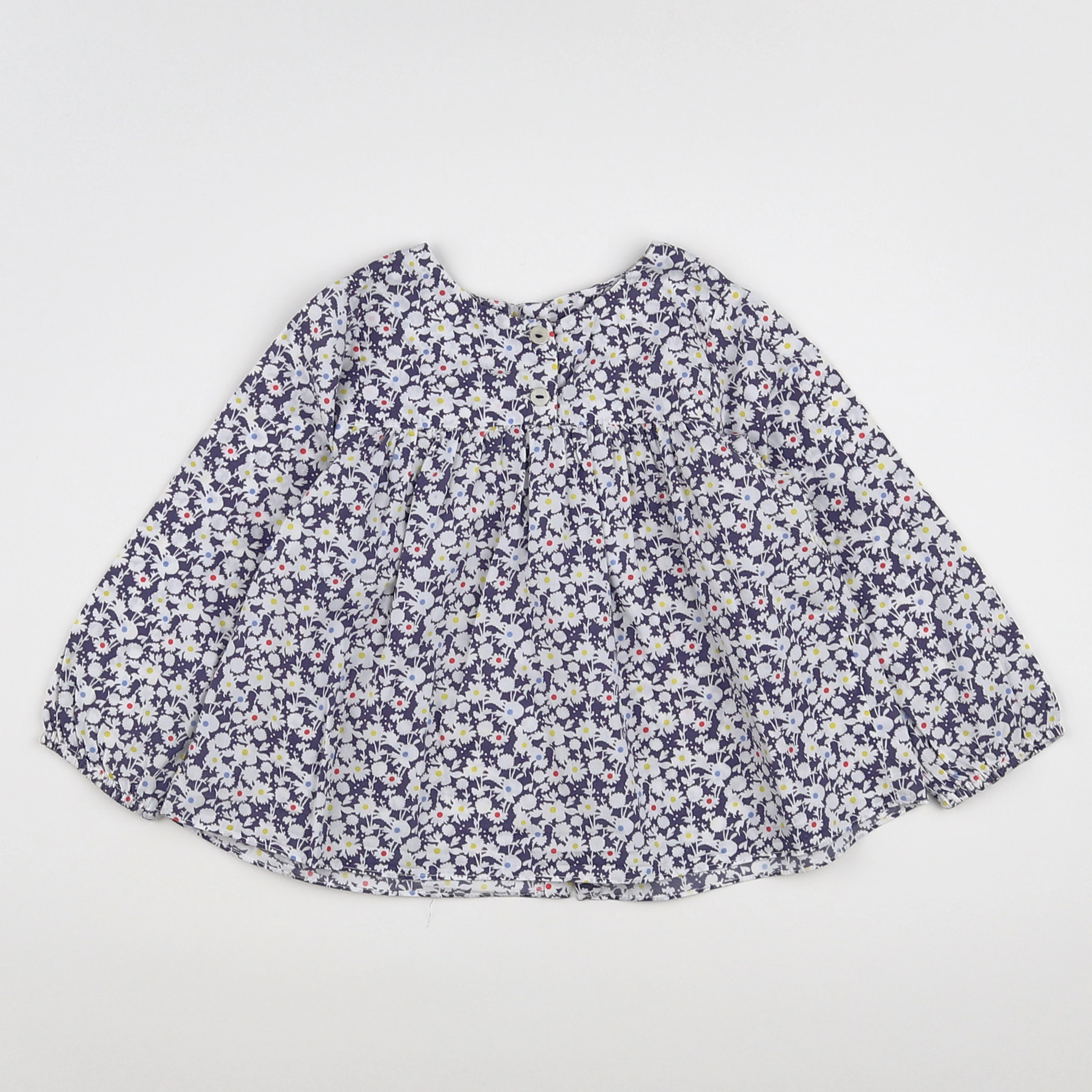 Jacadi - blouse bleu - 18 mois