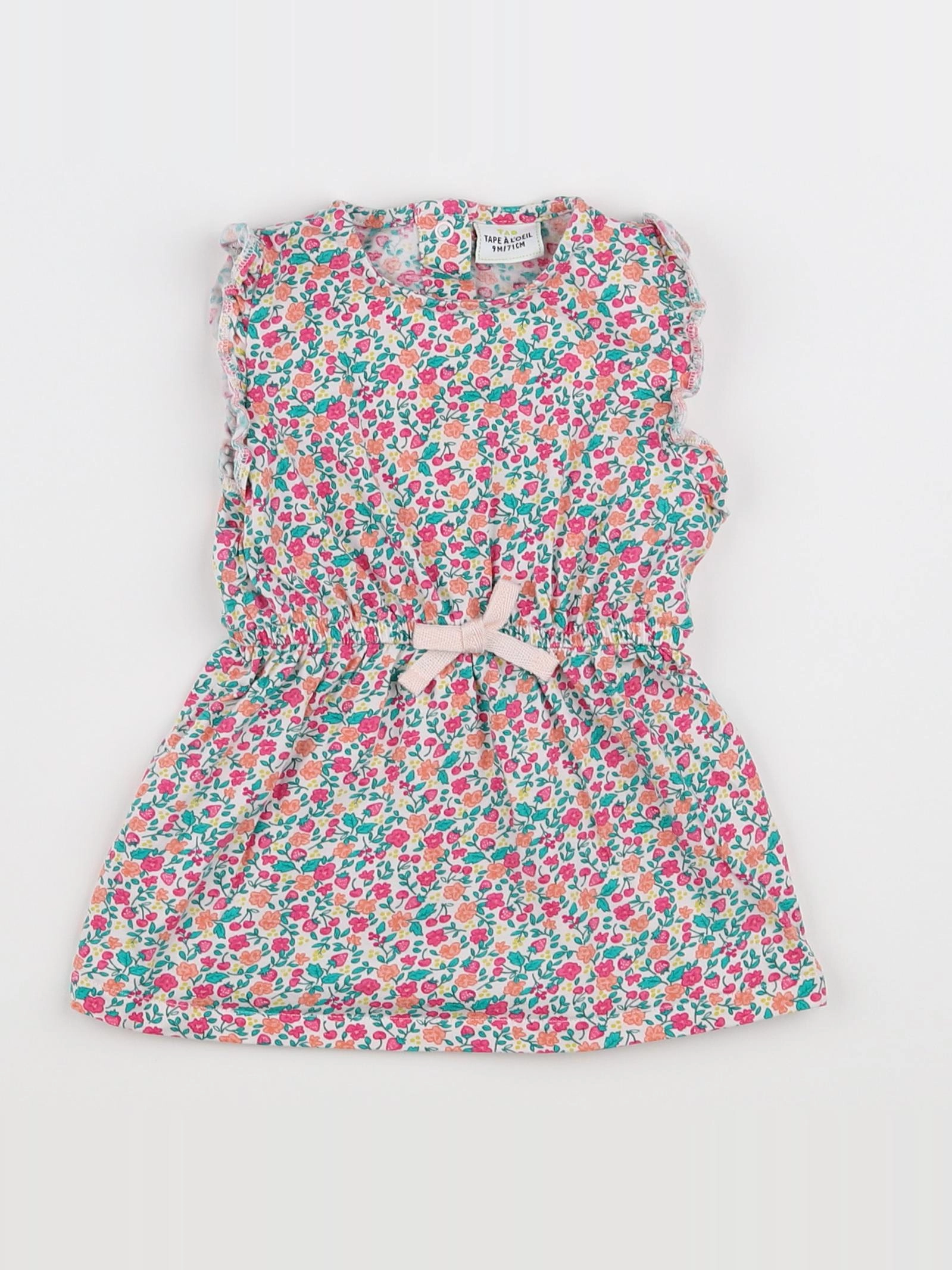 Tape à l'oeil - robe multicolore - 9 mois