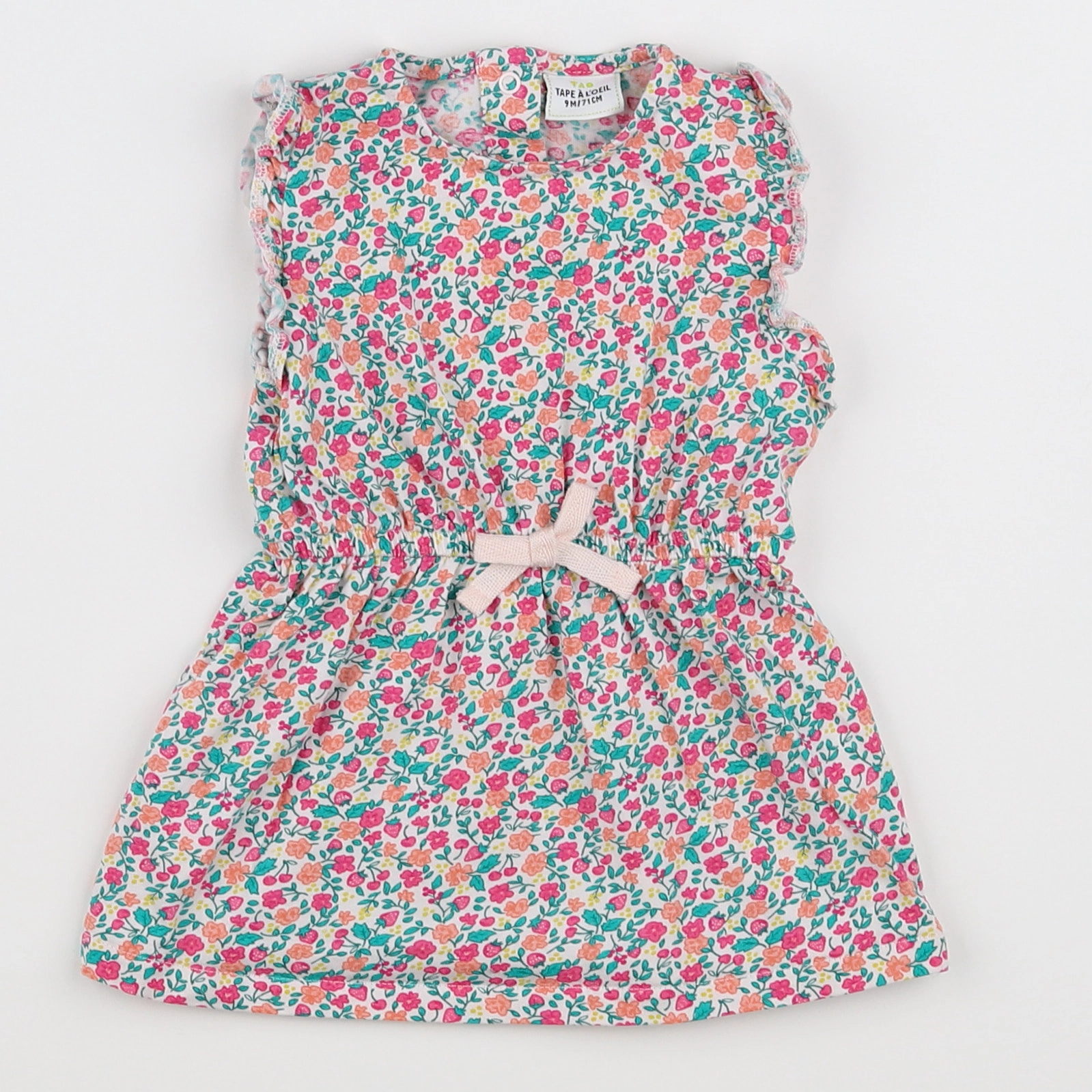 Tape à l'oeil - robe multicolore - 9 mois
