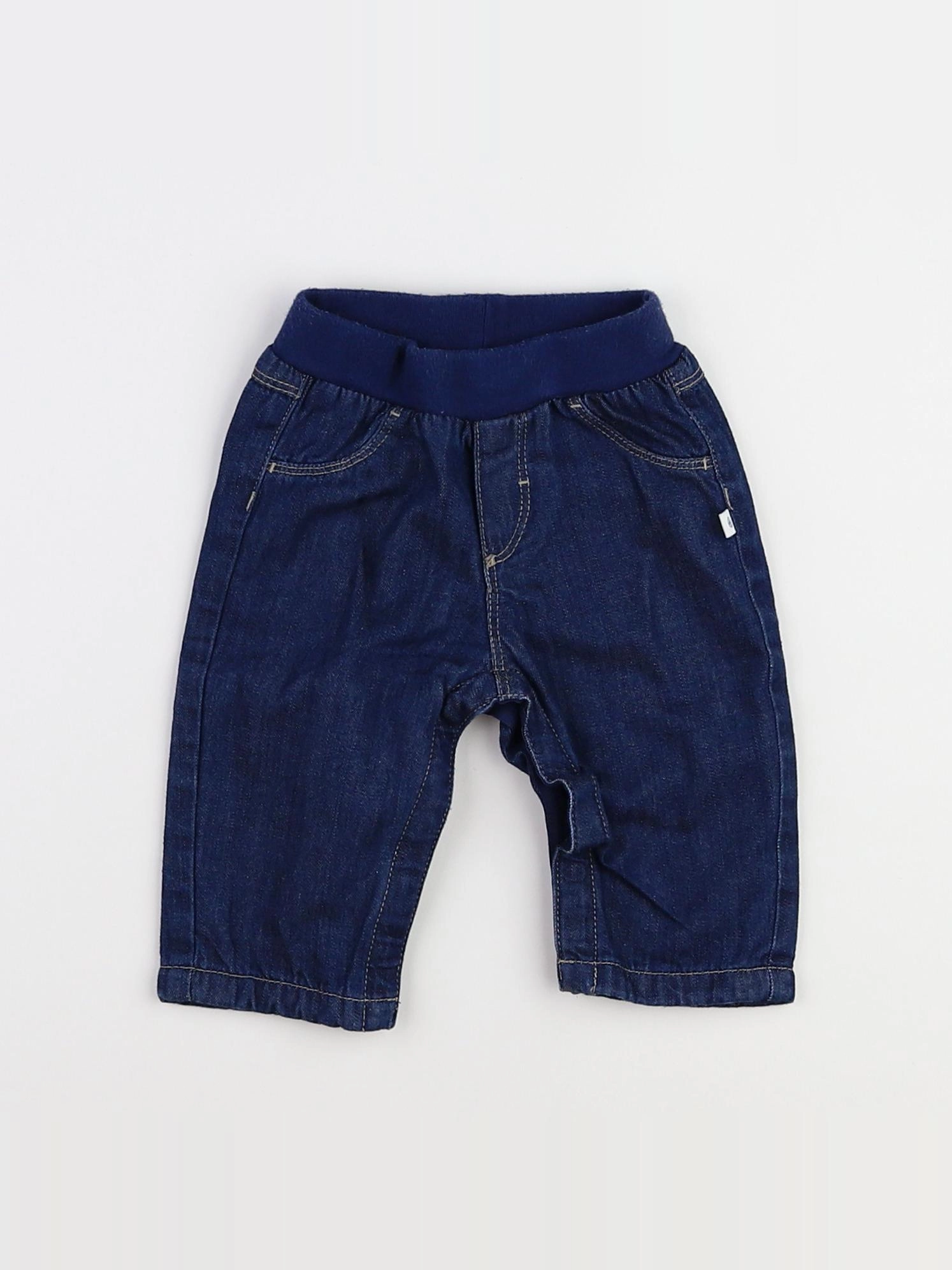 Petit Bateau - jean bleu - 3 mois