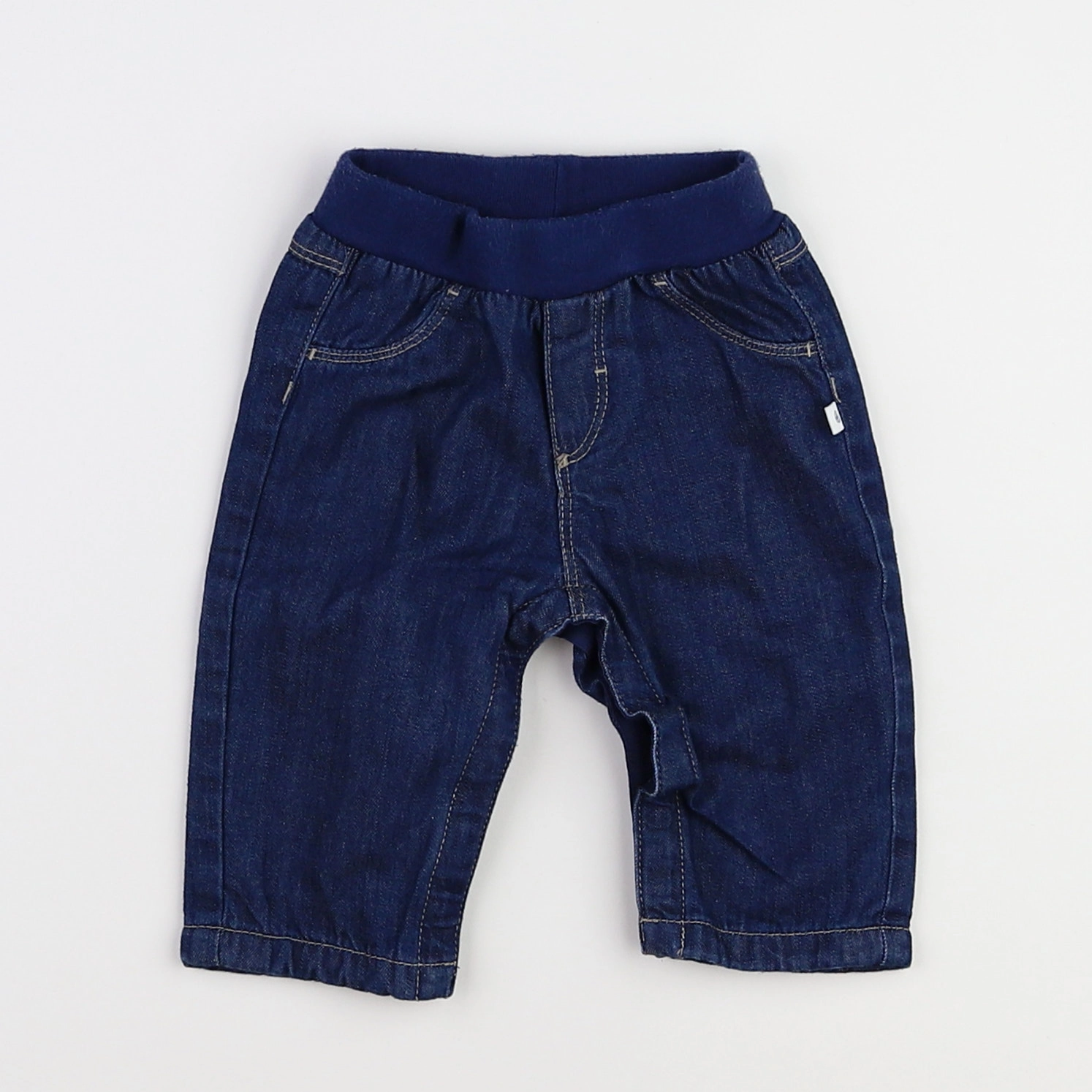 Petit Bateau - jean bleu - 3 mois