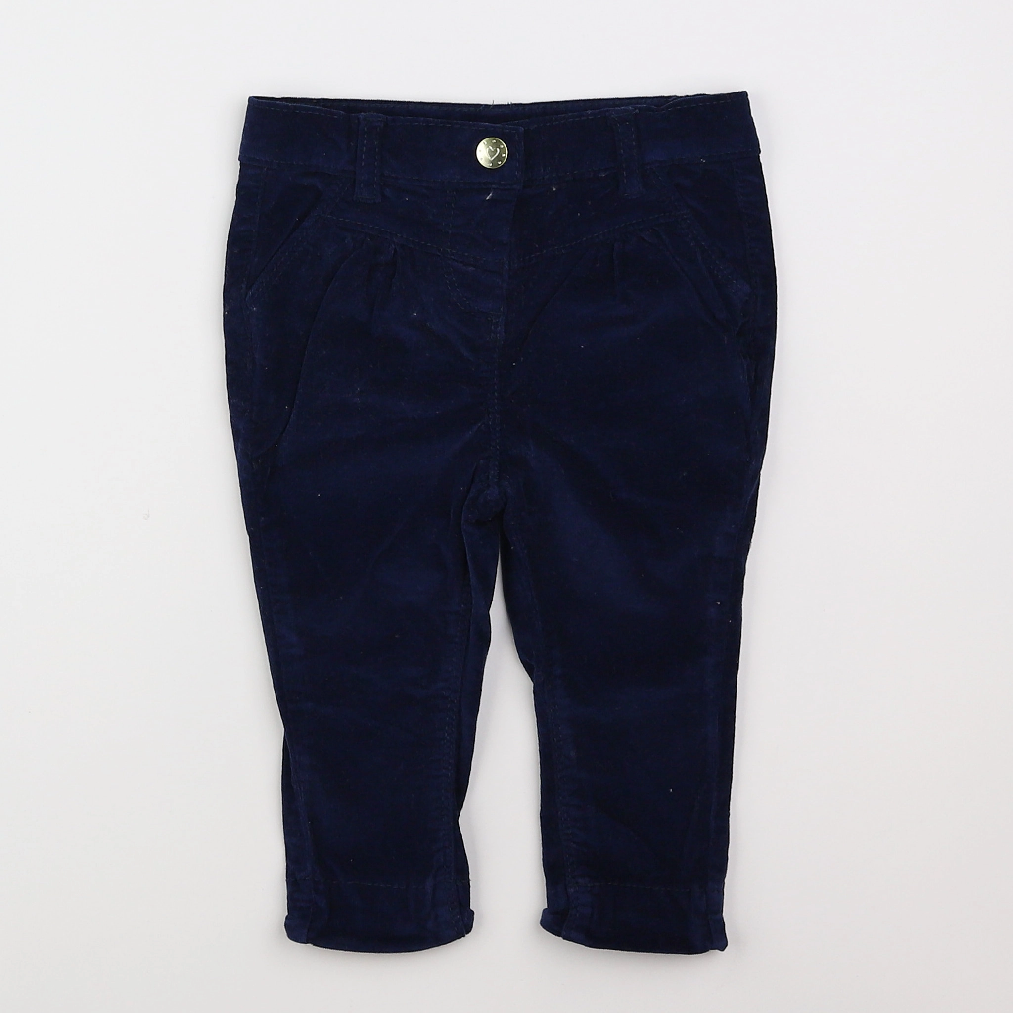 Tape à l'oeil - pantalon bleu - 12 mois