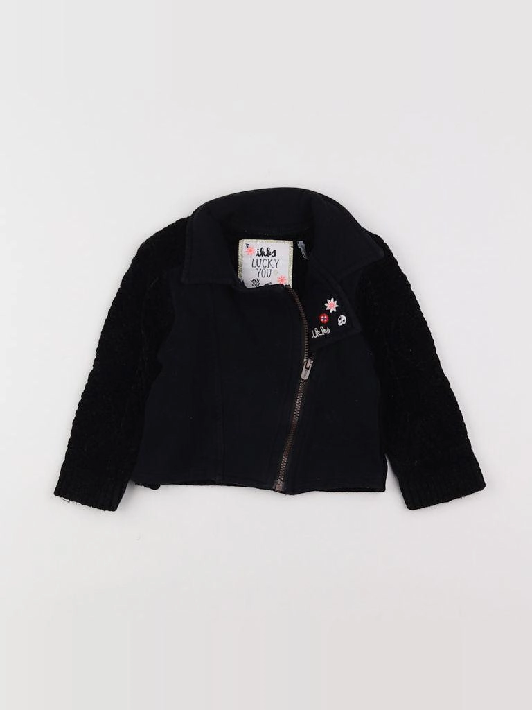 IKKS - veste noir - 12 mois