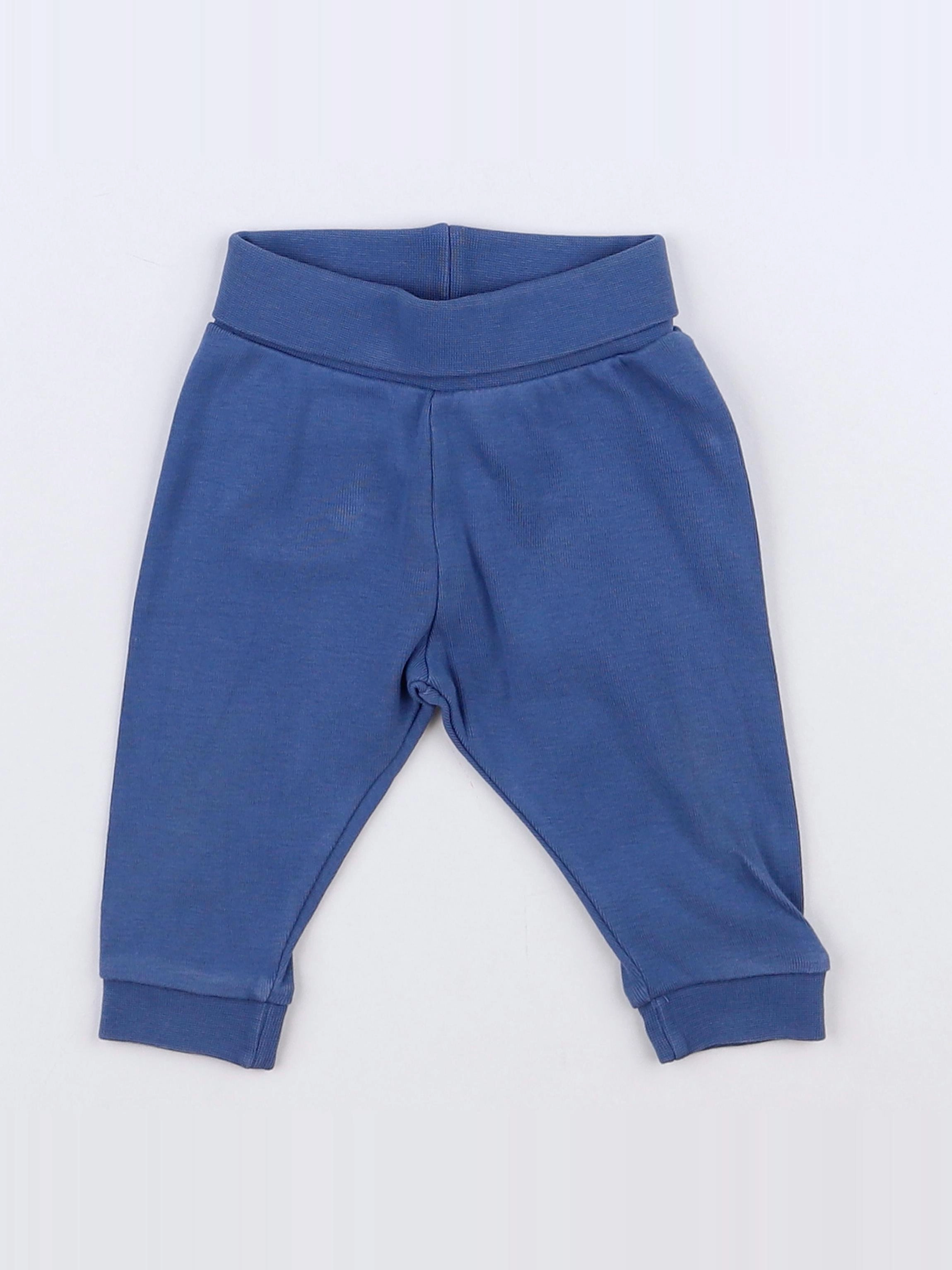 H&M - legging bleu - 3 mois