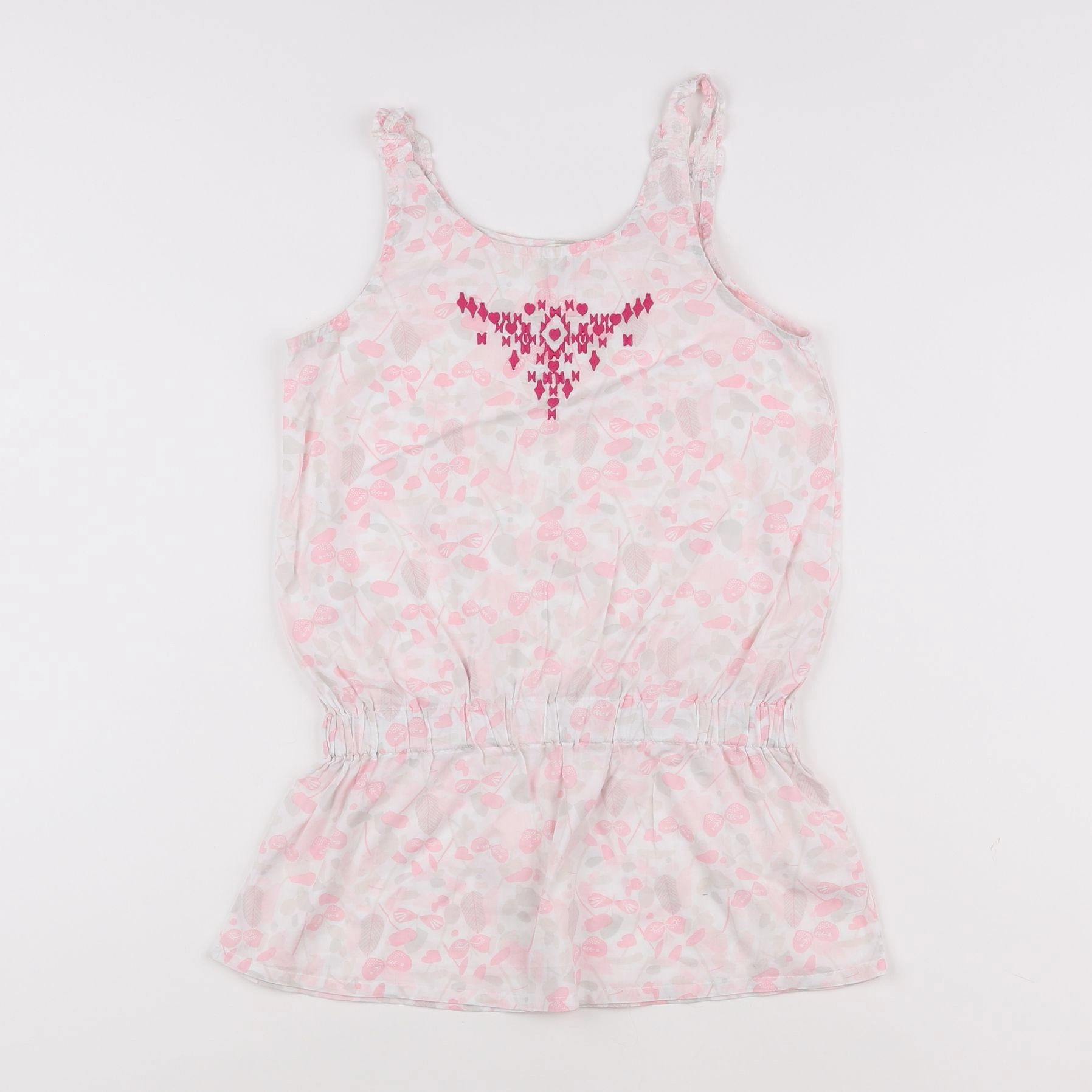 Vertbaudet - robe blanc - 6 ans