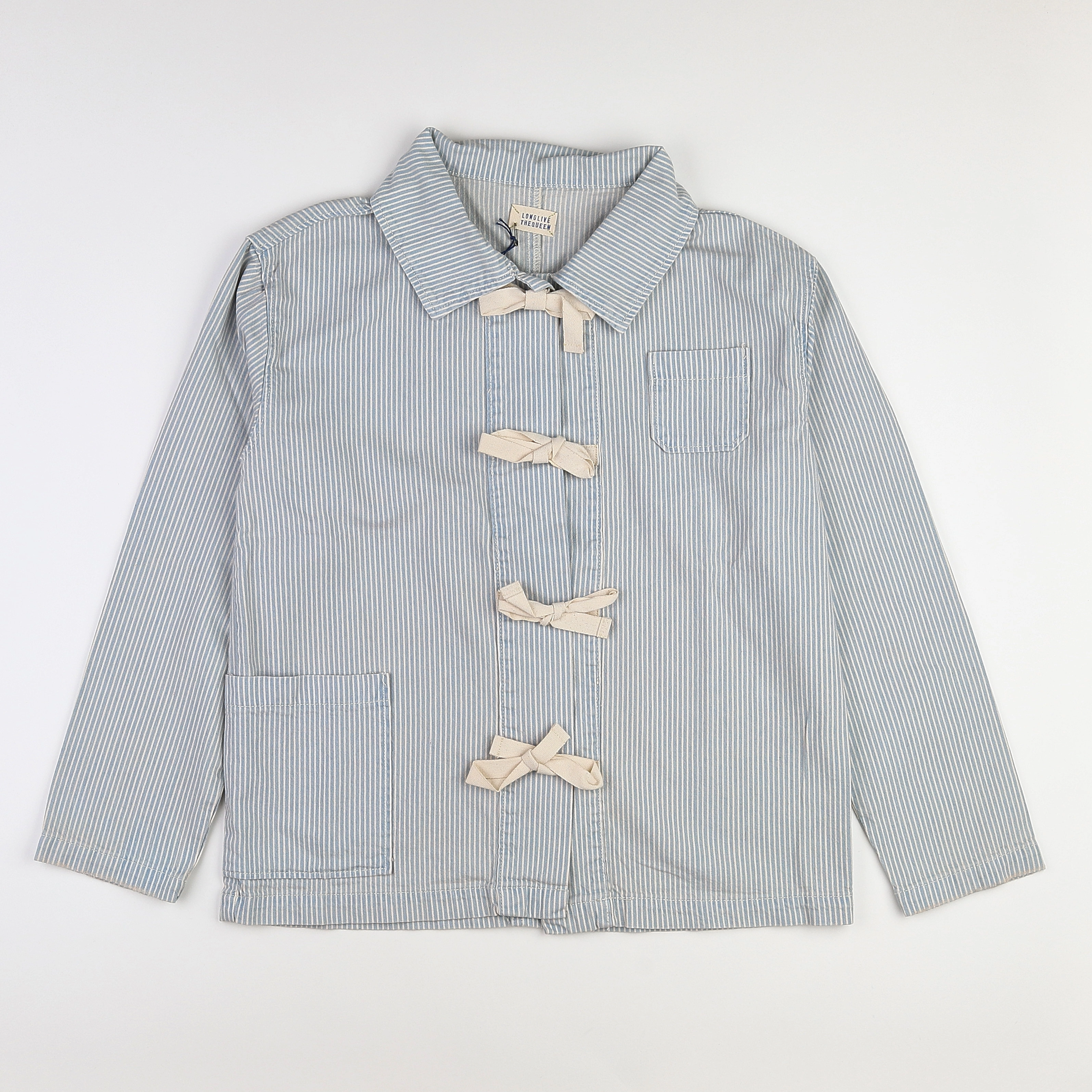 Longlivethequeen  - veste blanc, bleu (neuf) - 10 ans