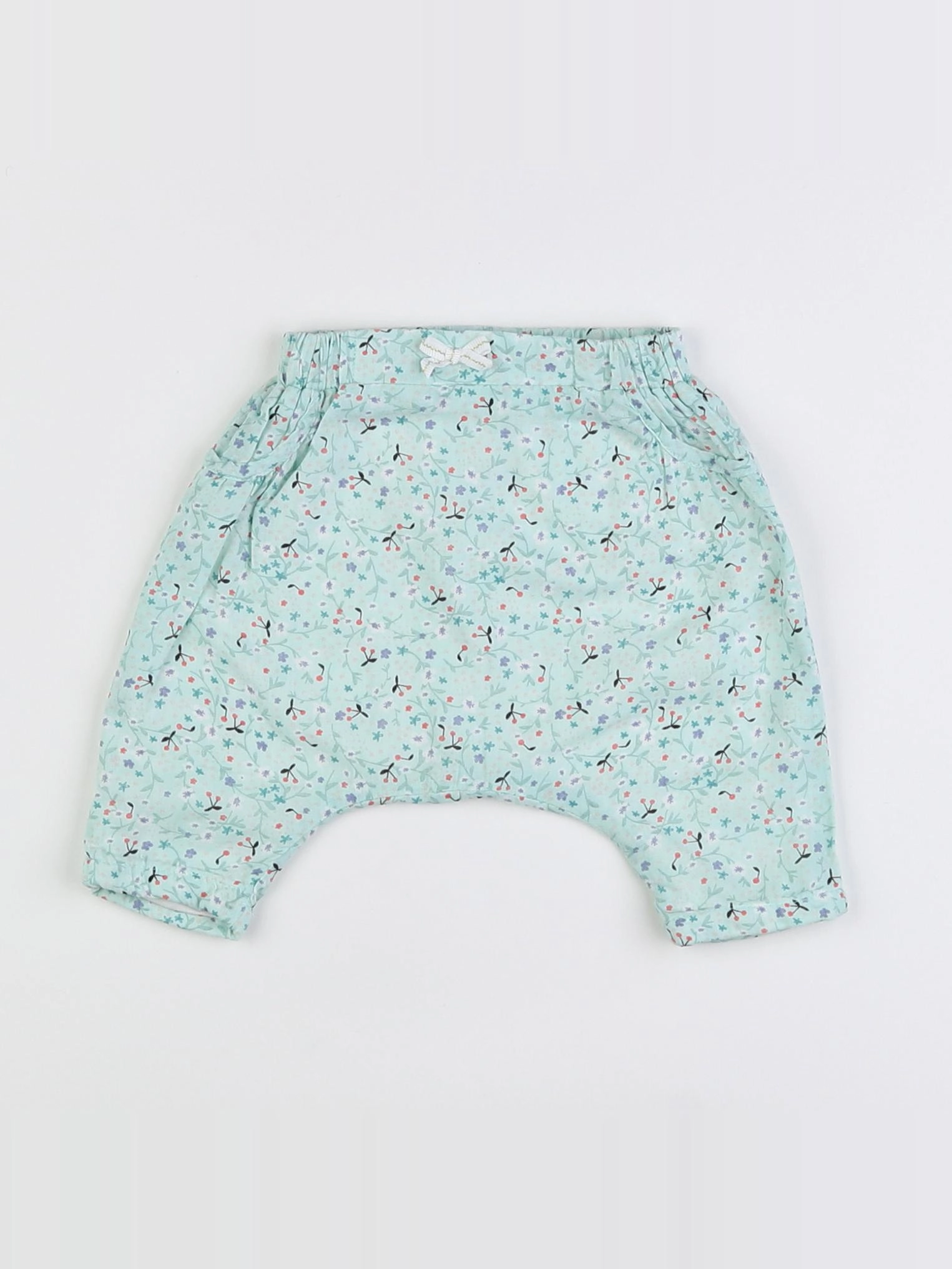 H&M - sarouel bleu - 0/1 mois