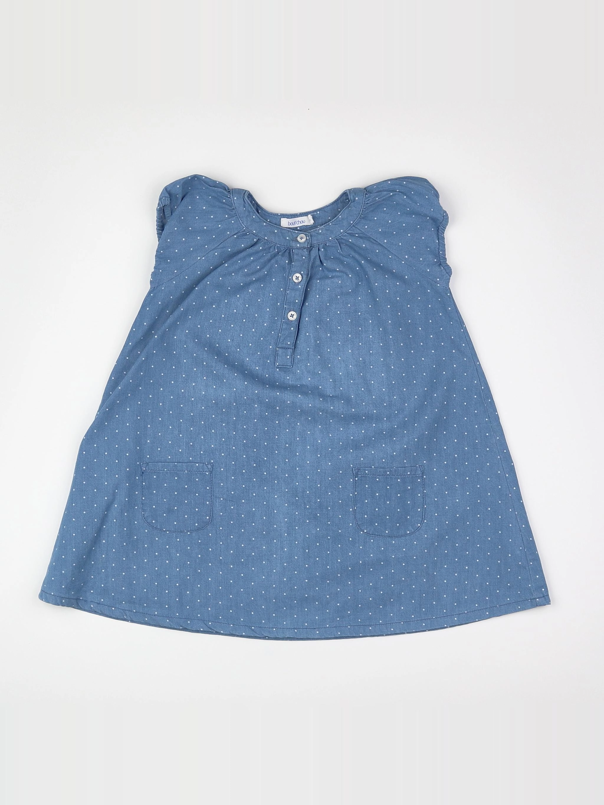 Boutchou - robe bleu - 18 mois