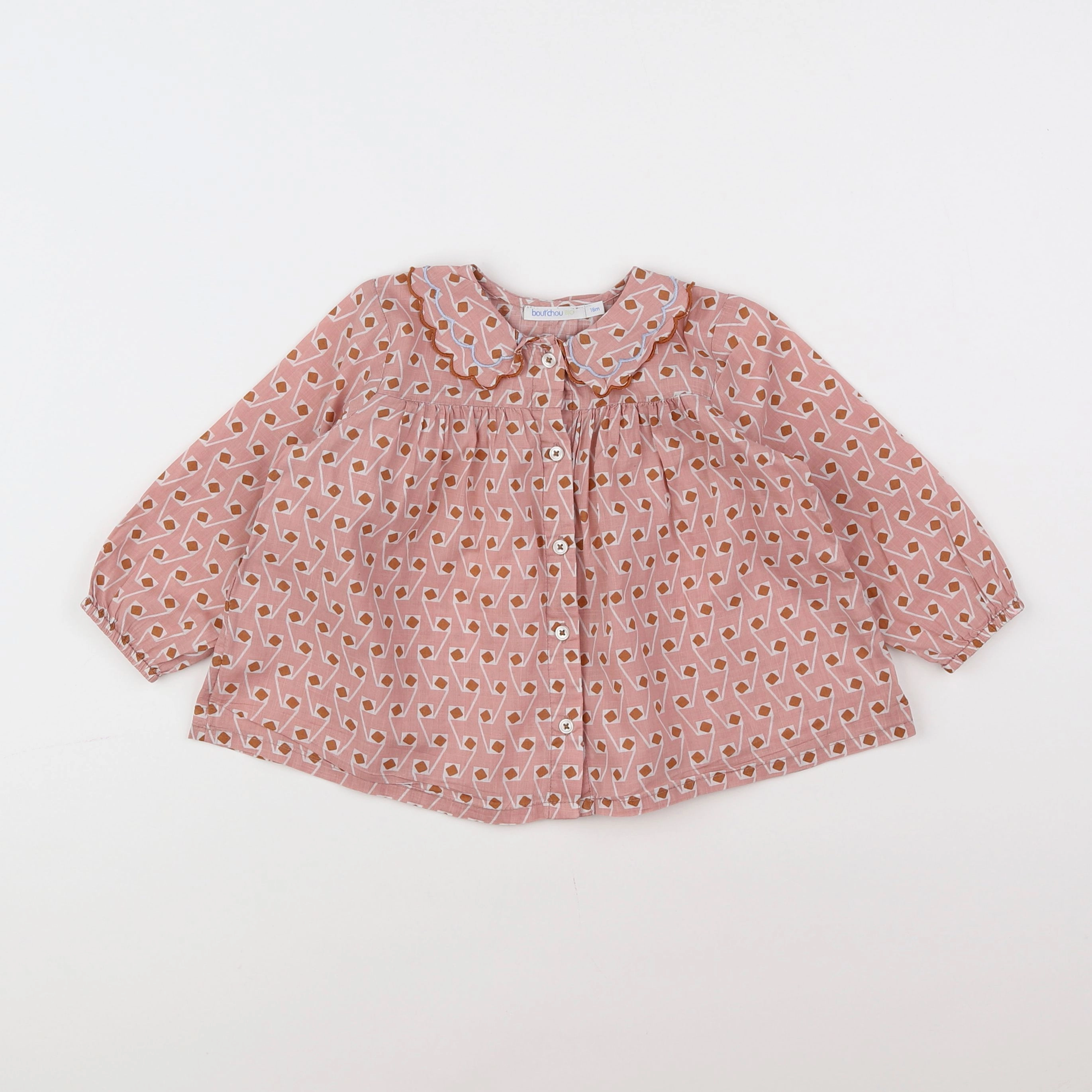 Boutchou - blouse rose - 18 mois