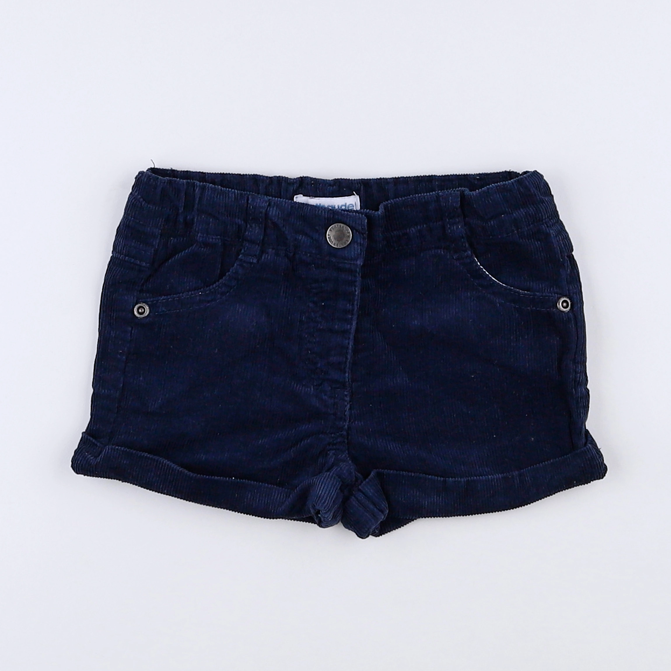 Vertbaudet - short bleu - 12 mois