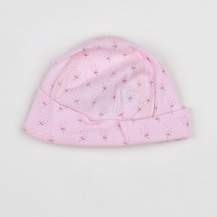 Petit Bateau - bonnet de naissance Rose - 3 mois