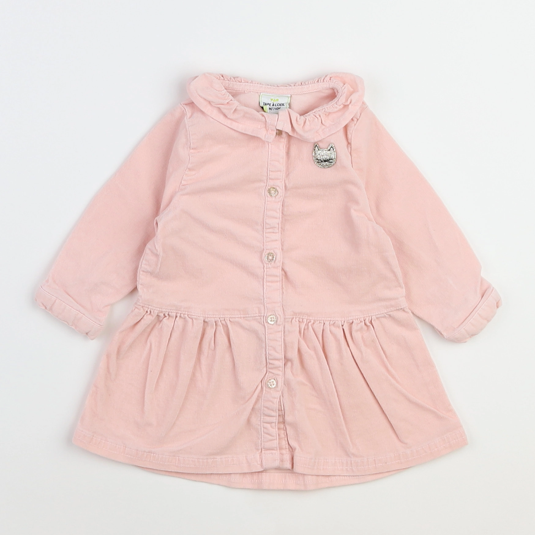Tape à l'oeil - robe rose - 9 mois