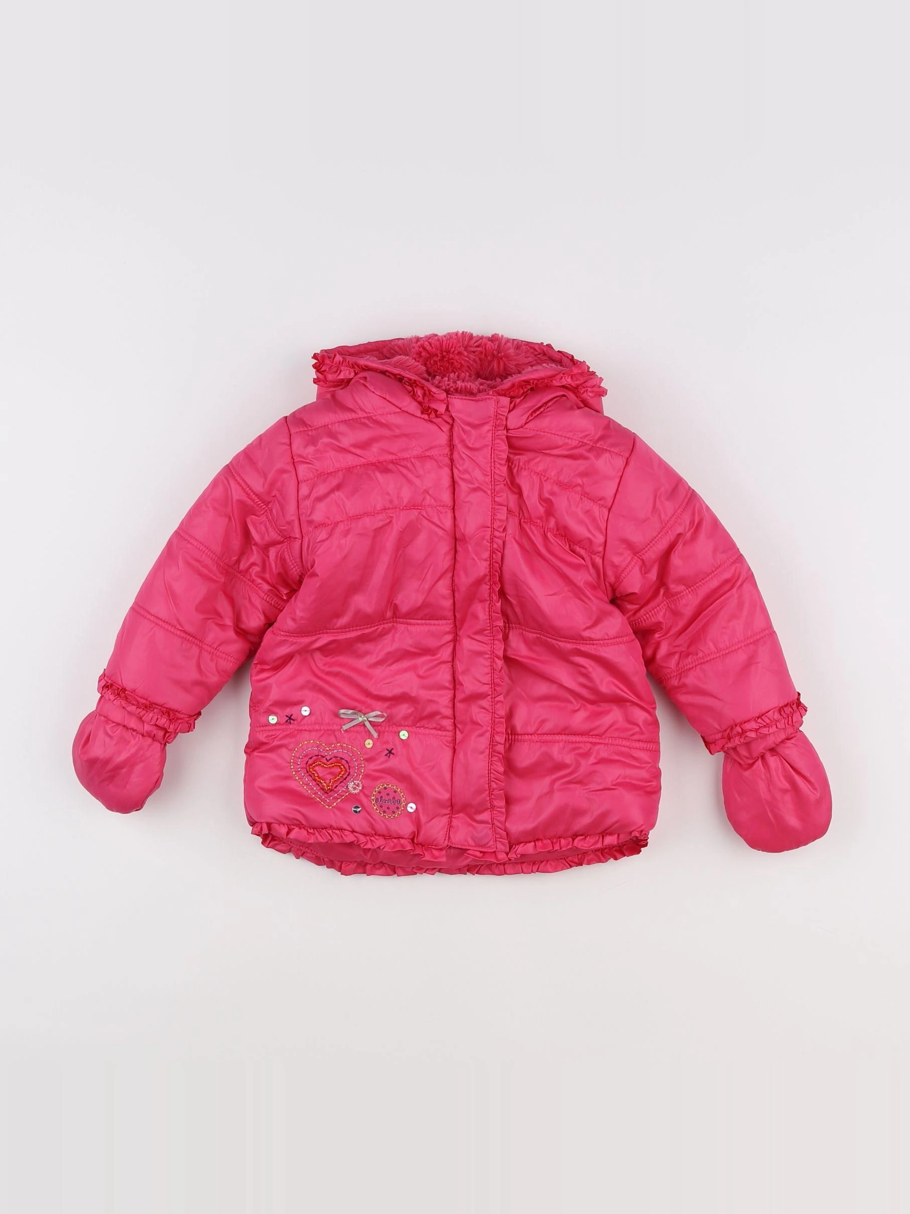 Absorba - doudoune rose - 12 mois