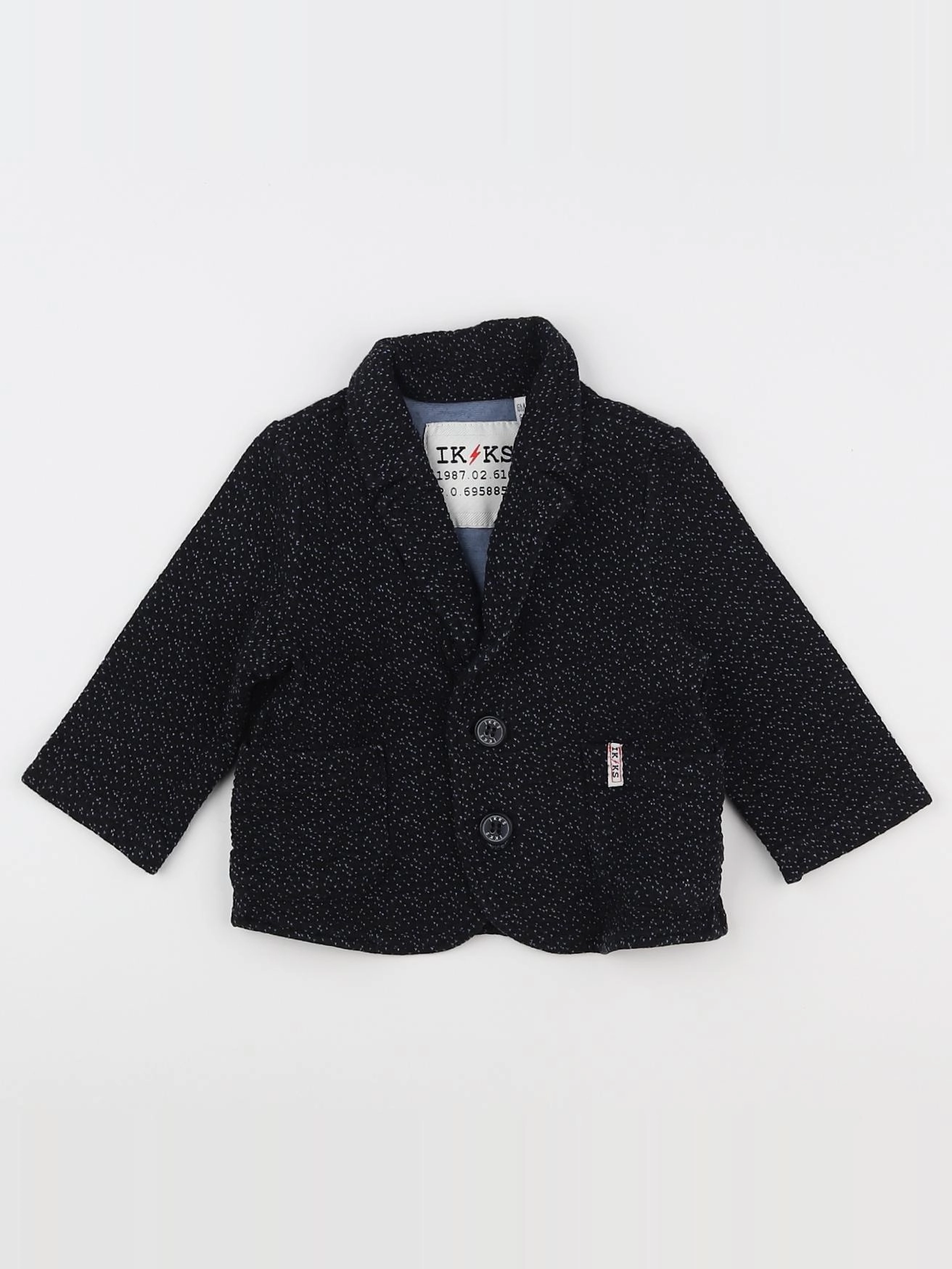 IKKS - veste noir - 6 mois