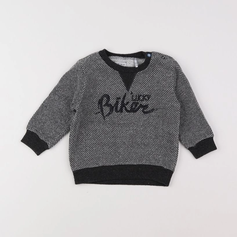 IKKS - pull gris - 12 mois