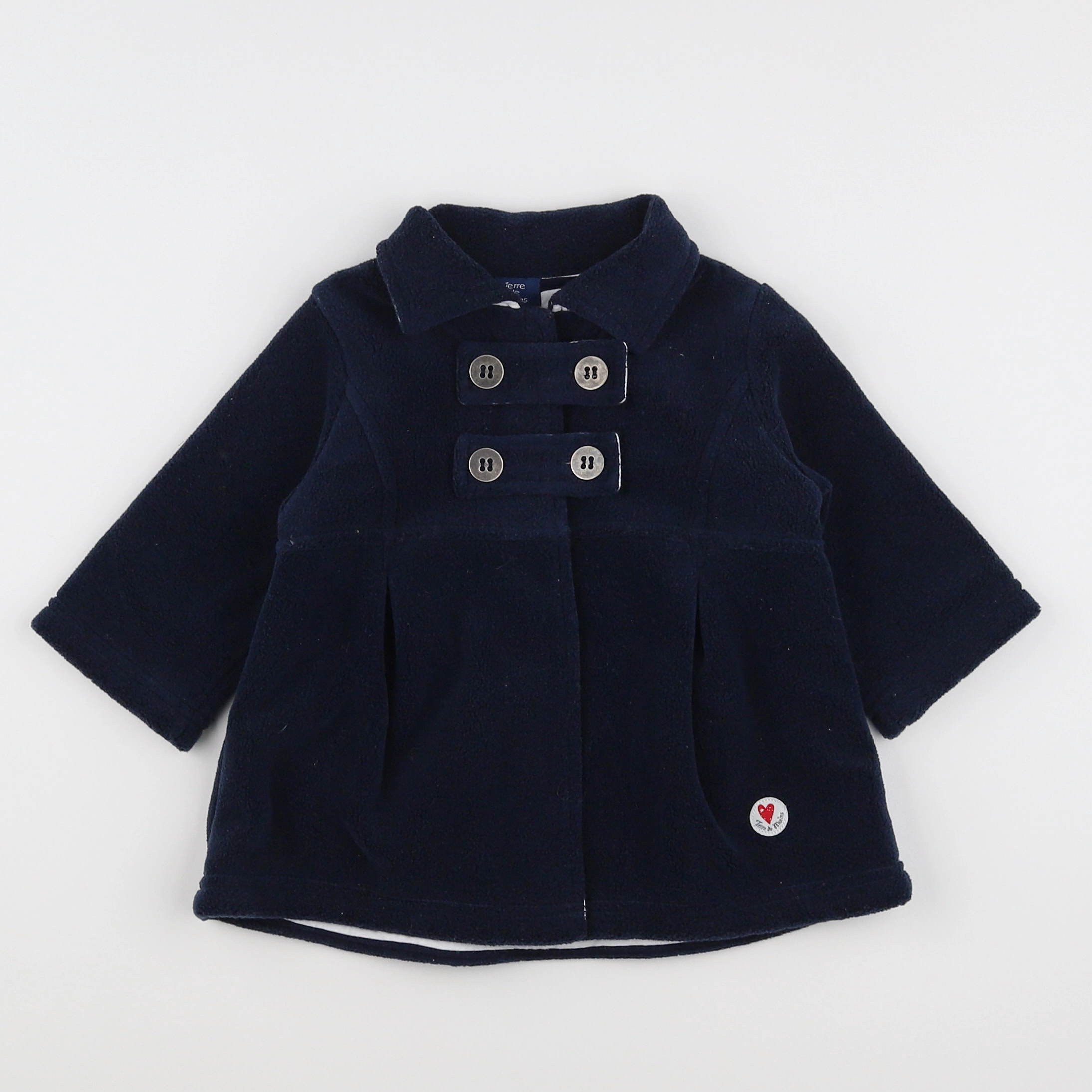 Terre de marins - manteau bleu - 6 mois