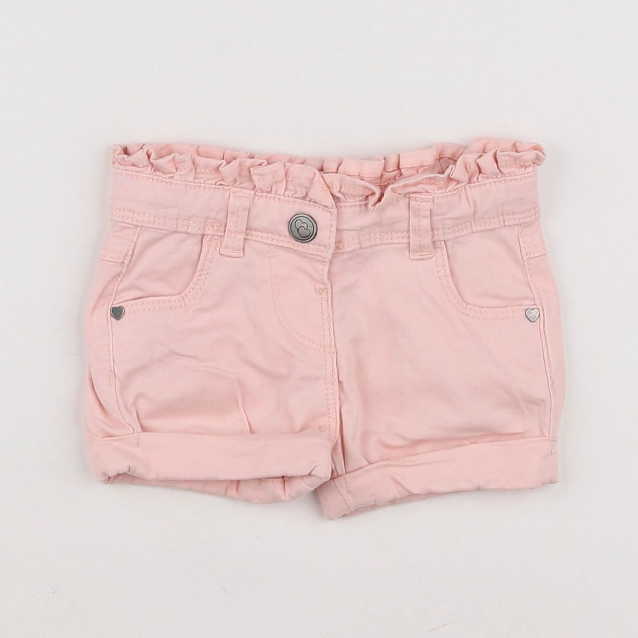 Tape à l'oeil - short rose - 6 mois