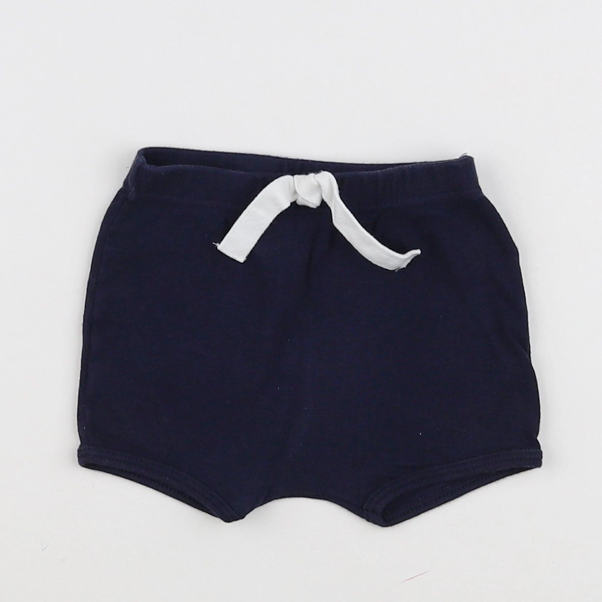 Petit Bateau - short bleu - 6 mois
