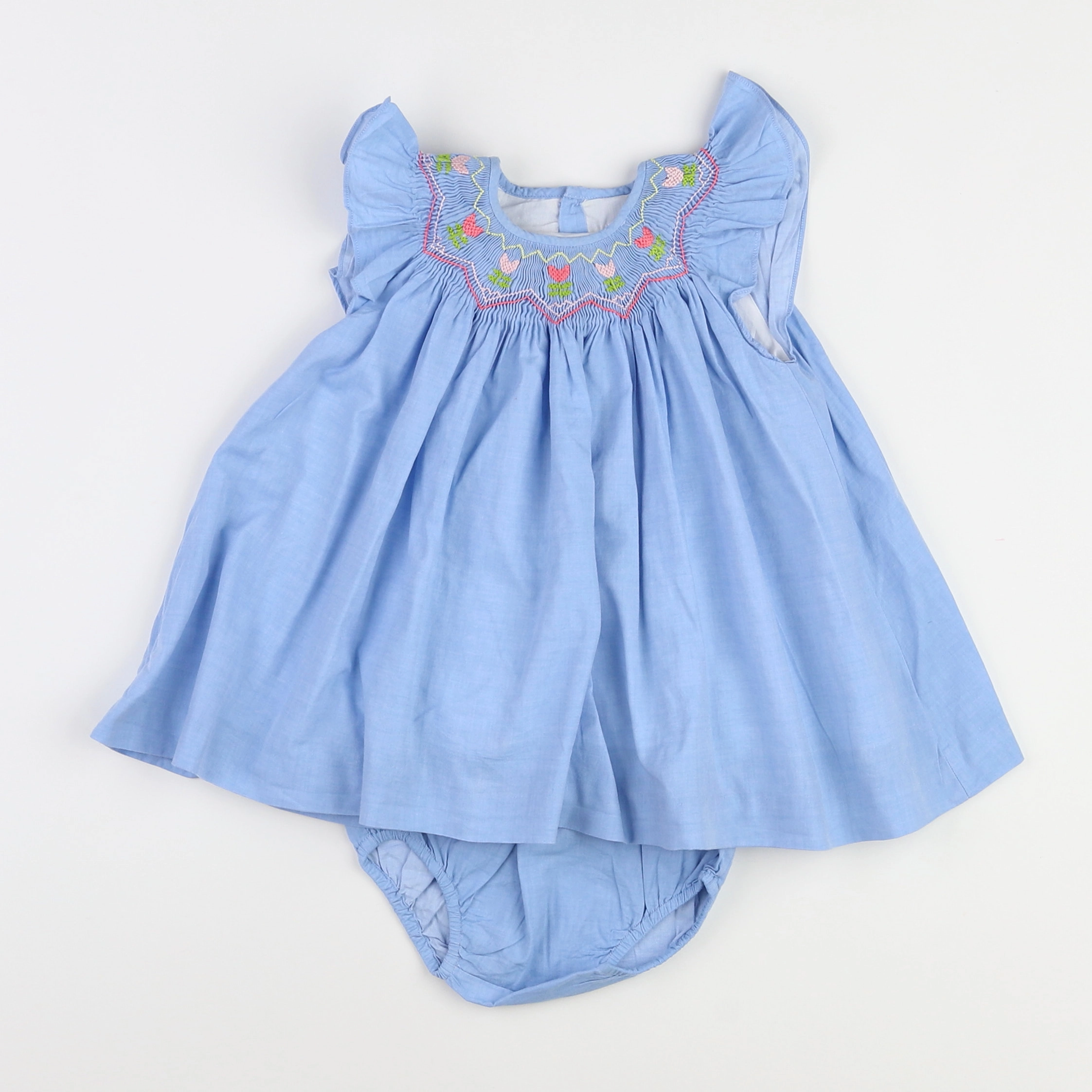Jacadi - robe bleu - 12 mois