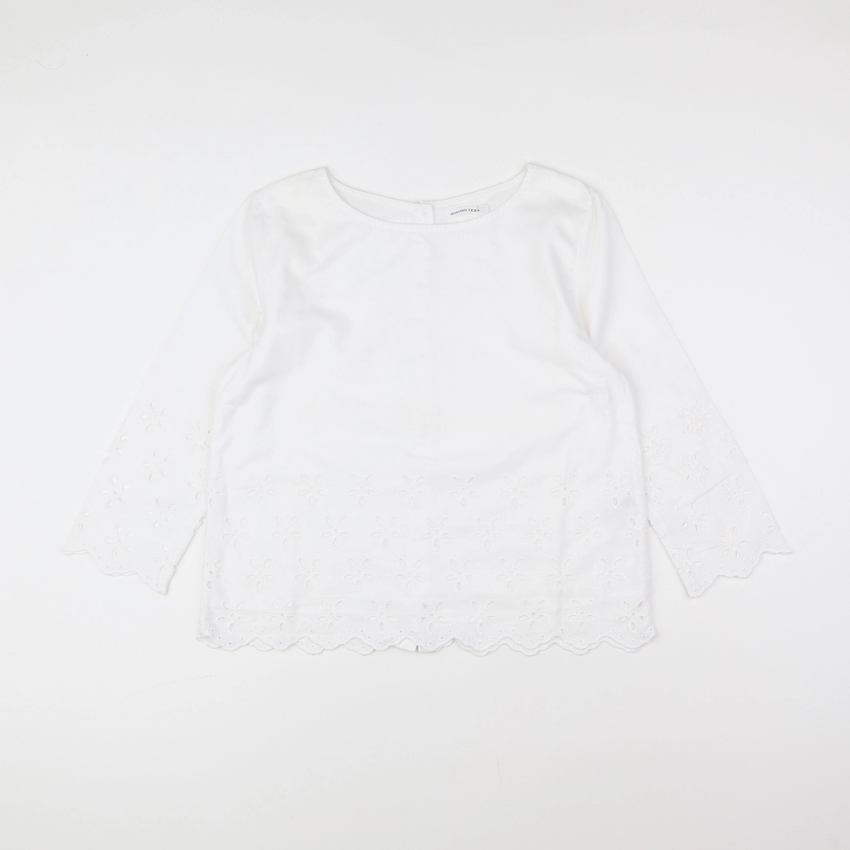 Monoprix - blouse blanc - 12 ans