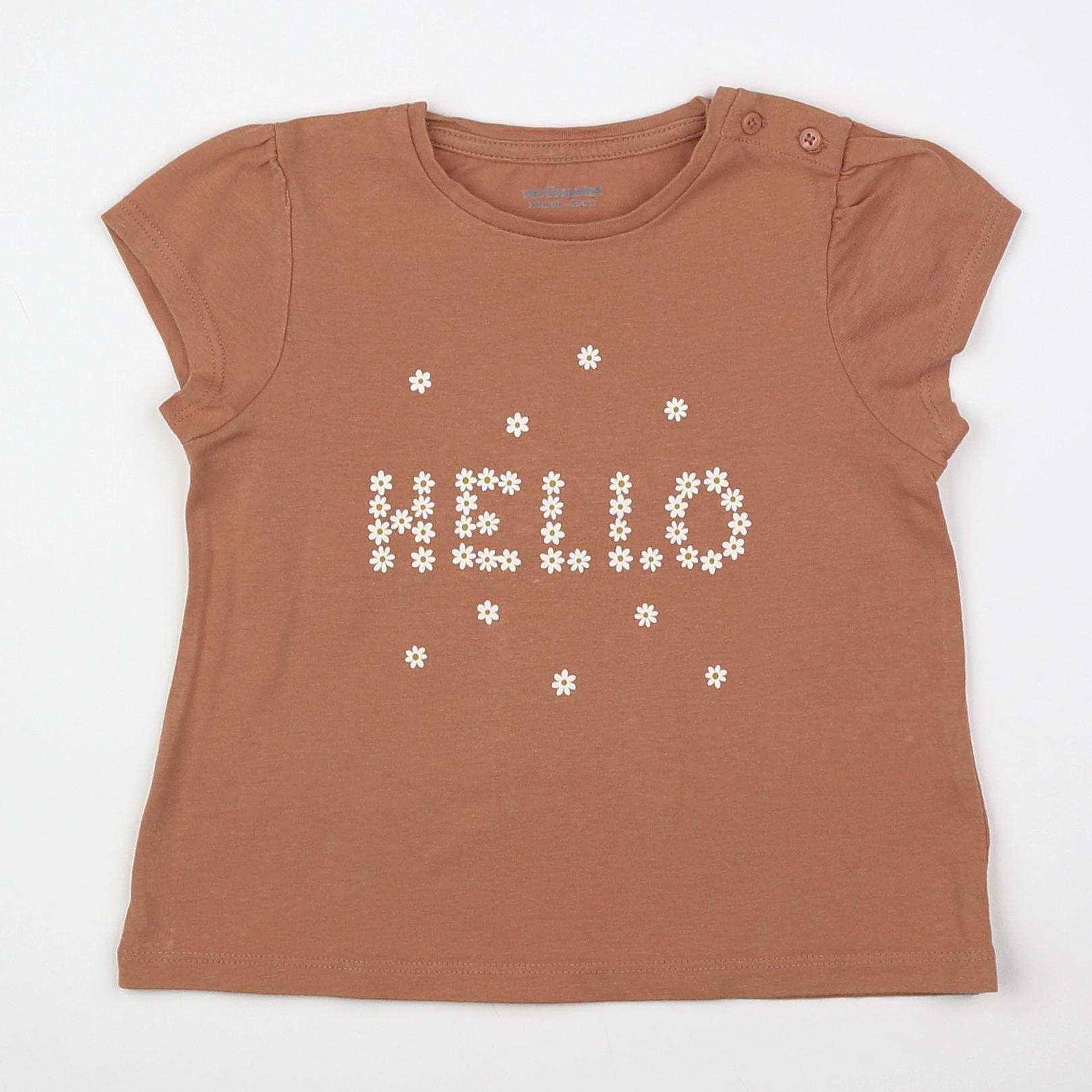 Vertbaudet - tee-shirt rose - 2 ans