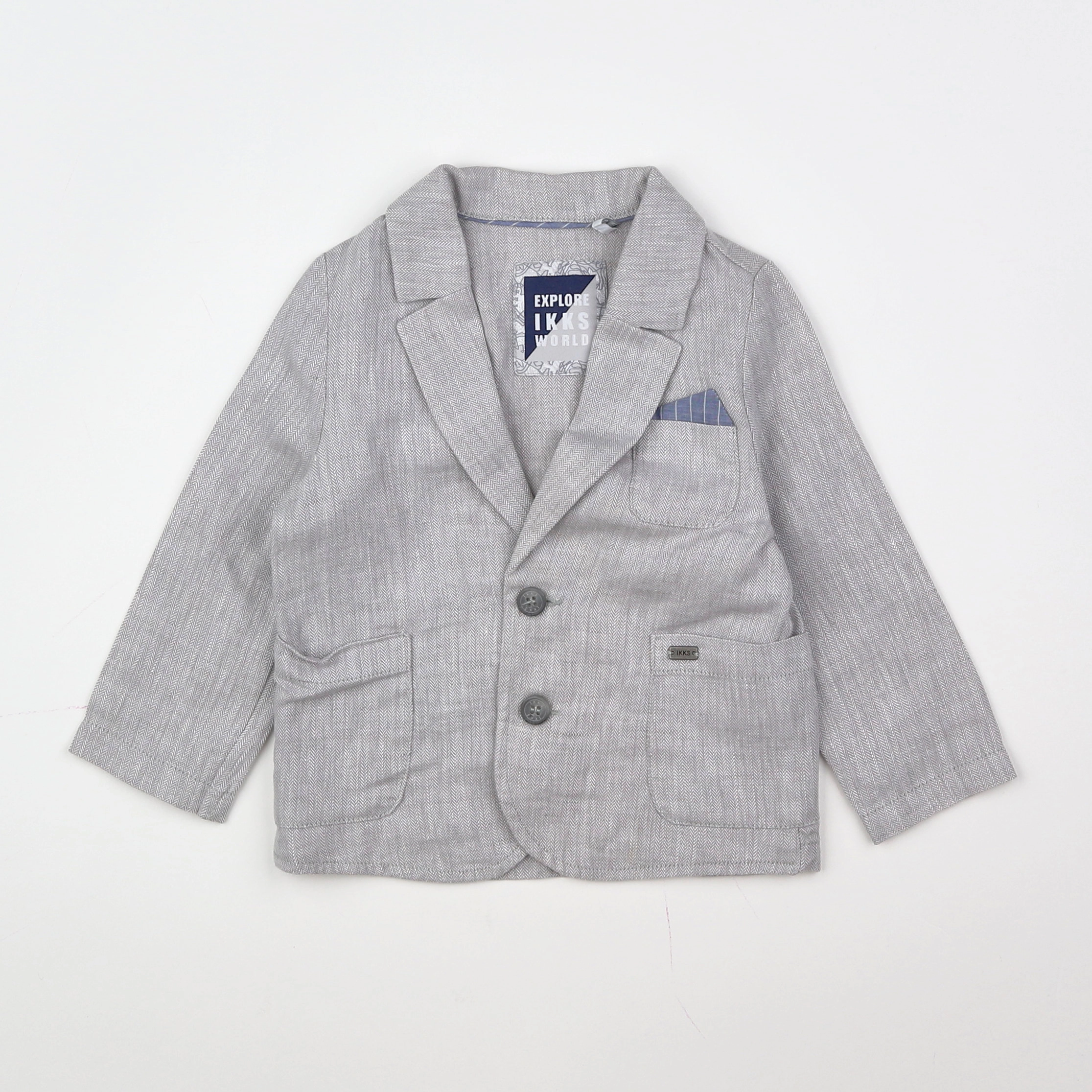 IKKS - veste gris - 18 mois