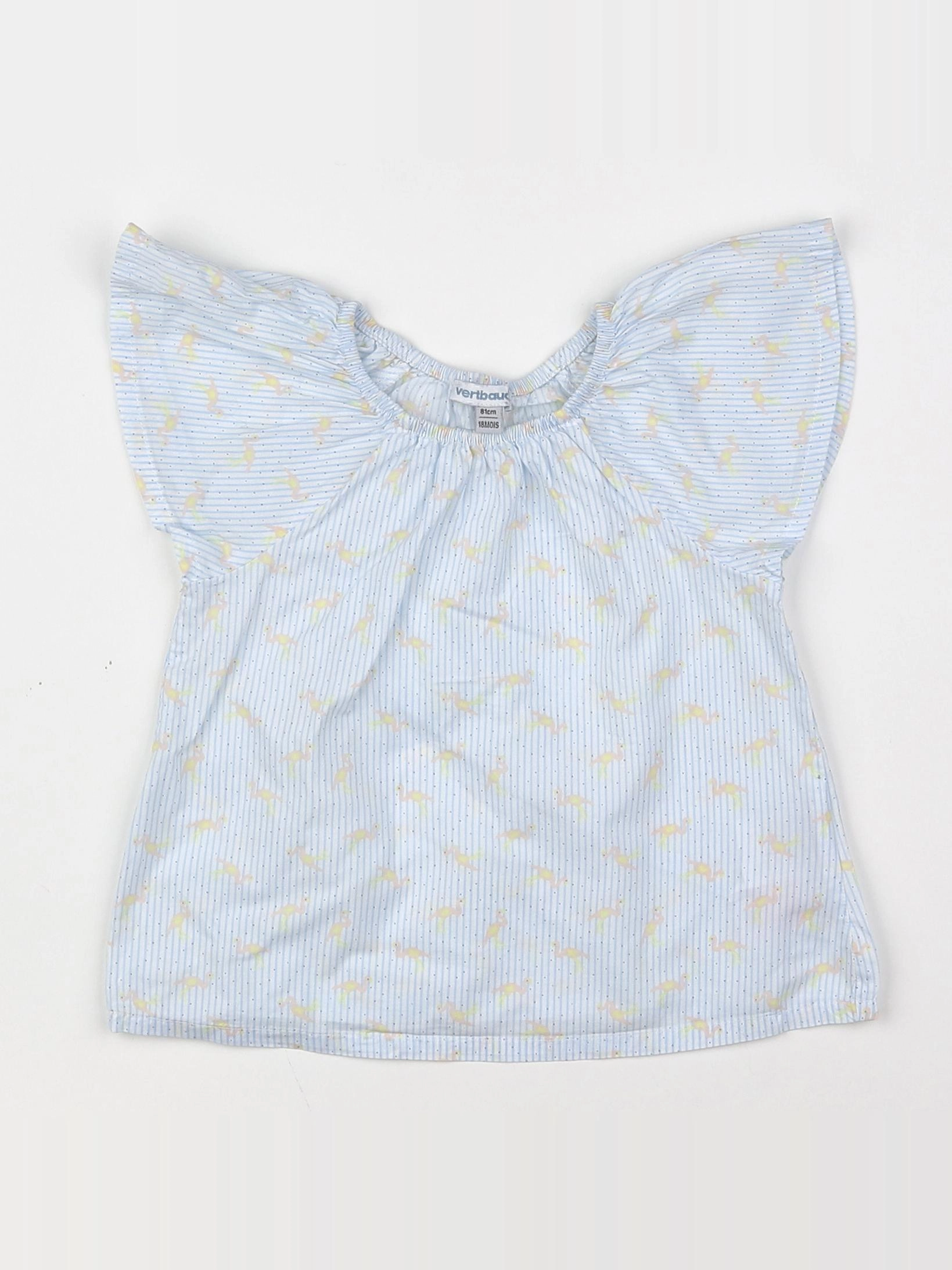 Vertbaudet - blouse bleu - 18 mois