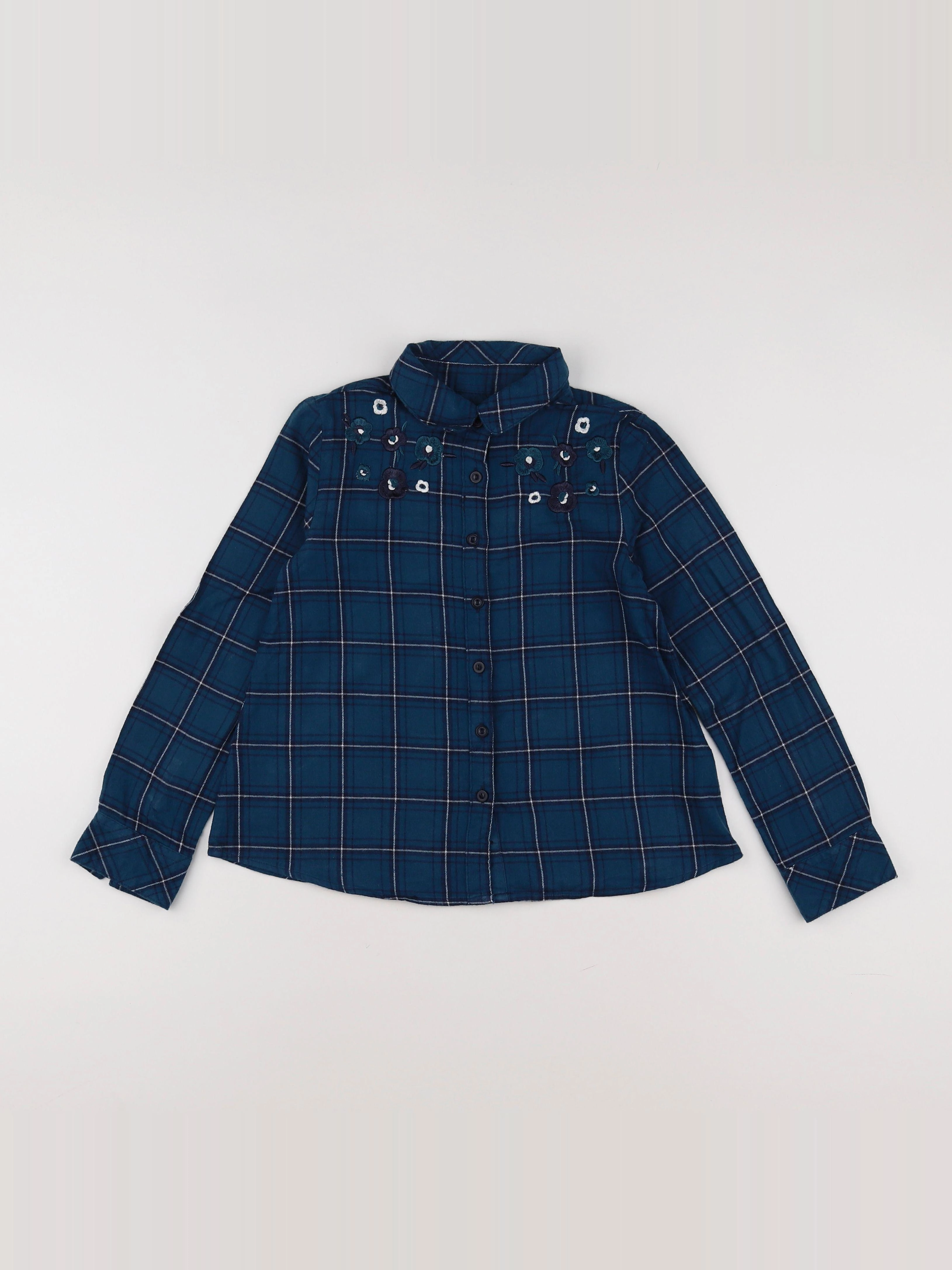 Vertbaudet - blouse bleu - 8 ans