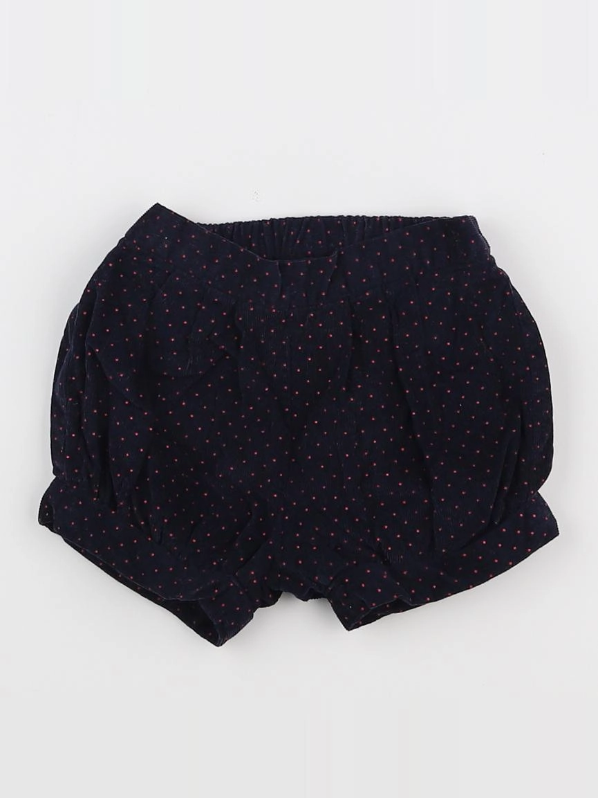 Jacadi - short bleu, rouge - 6 mois