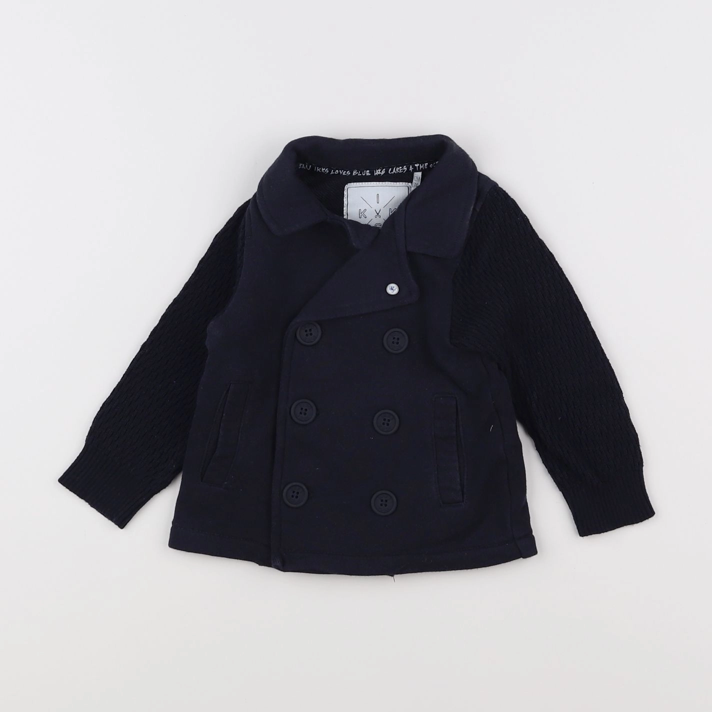 IKKS - veste bleu - 12 mois