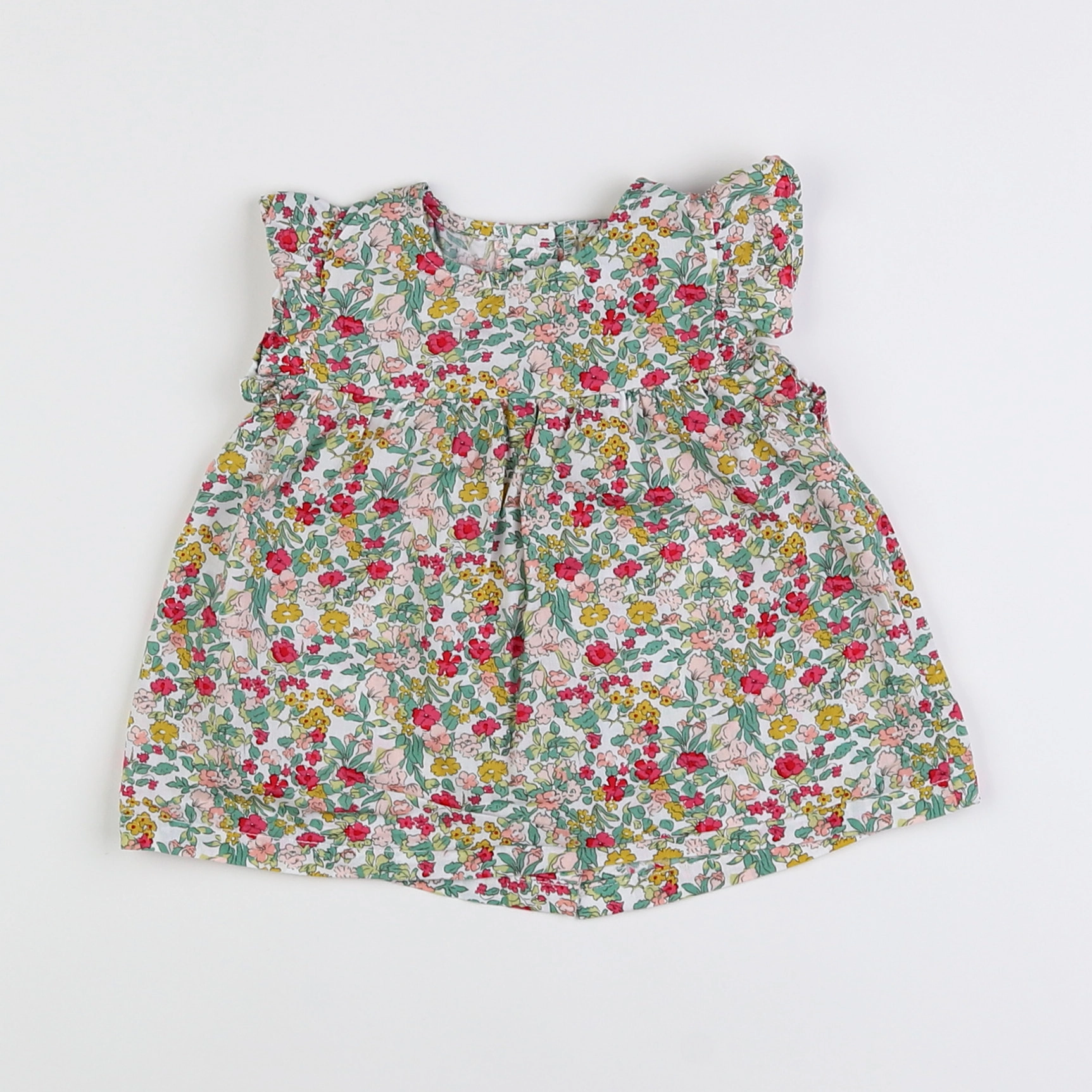 Vertbaudet - blouse multicolore - 12 mois