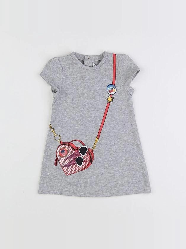 Little marc jacobs - robe gris - 6 mois