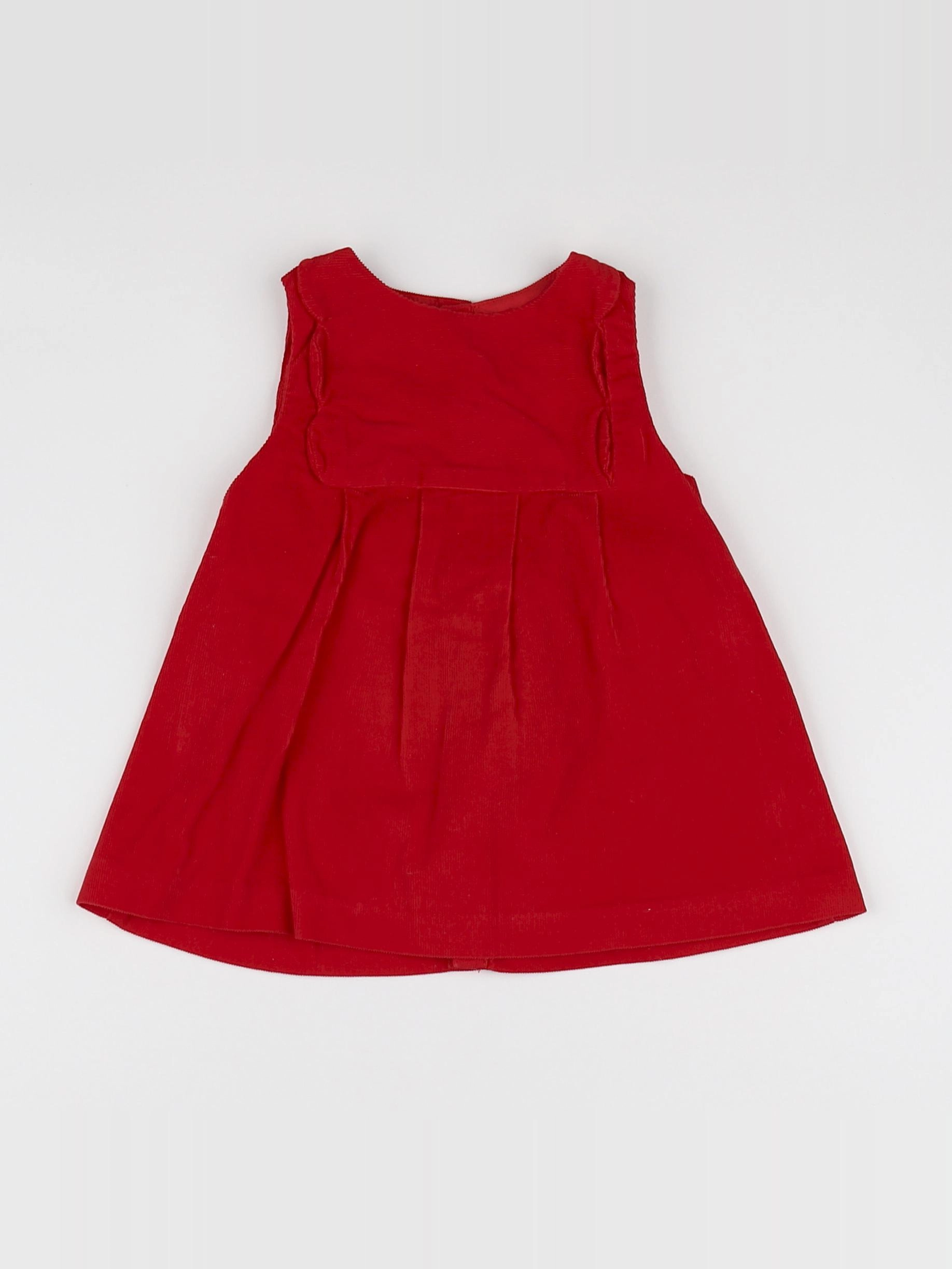 Jacadi - robe rouge - 6 mois