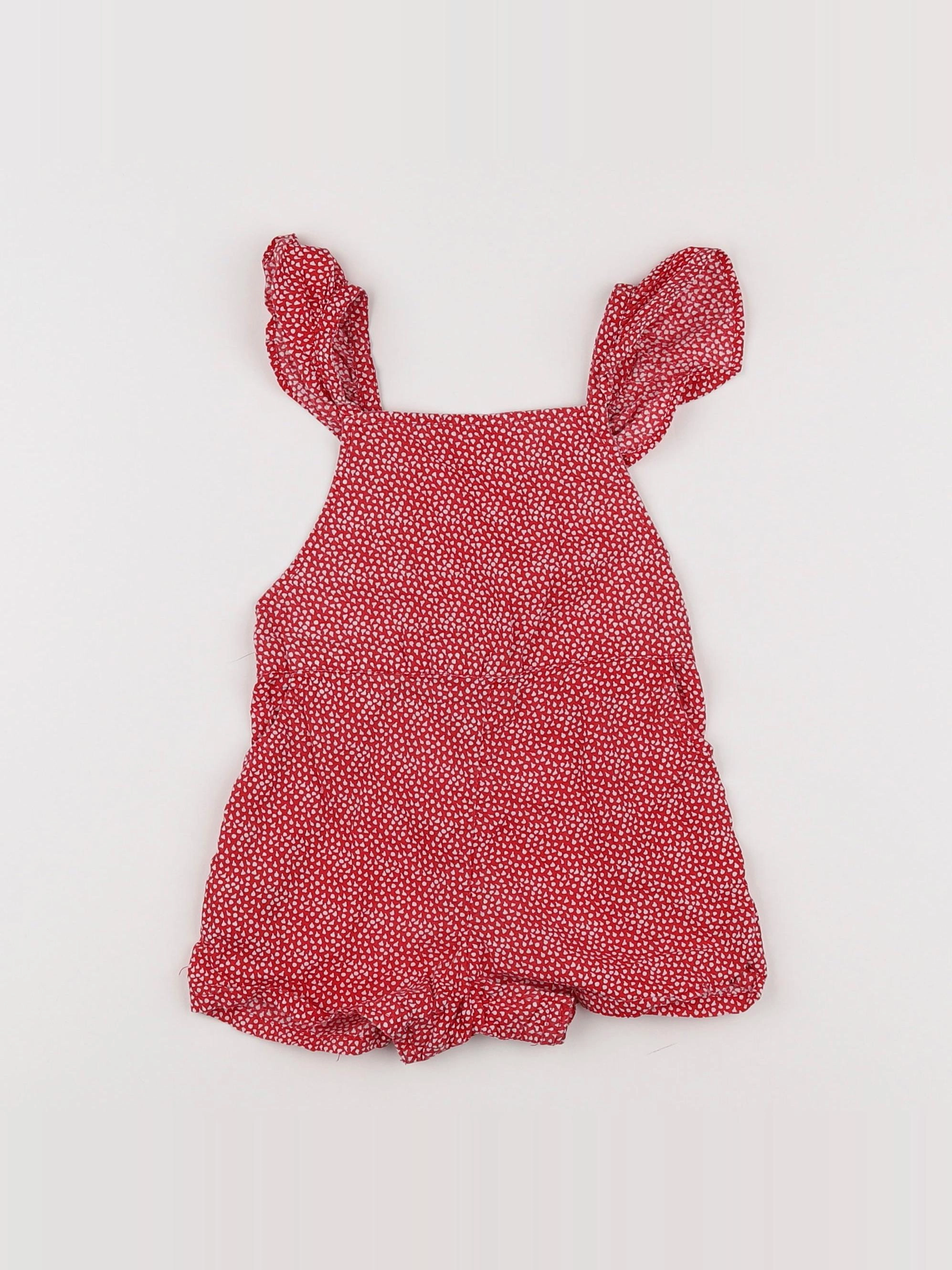 Boutchou - salopette rouge - 12 mois