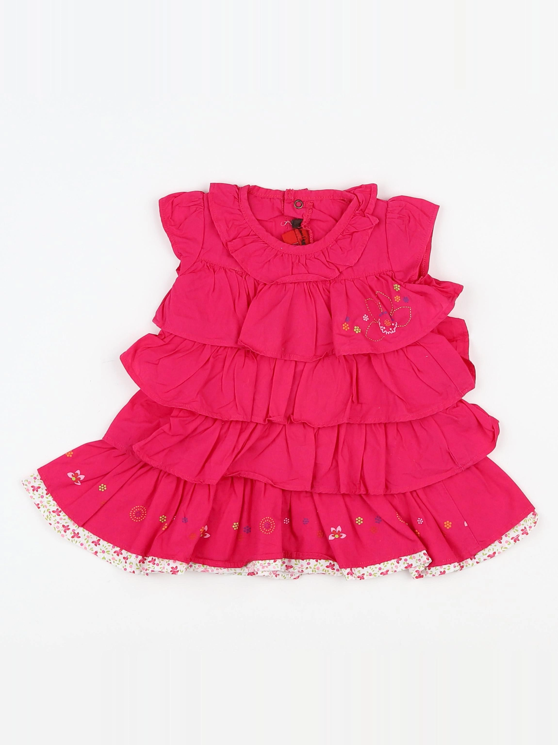 Catimini - robe rose - 12 mois