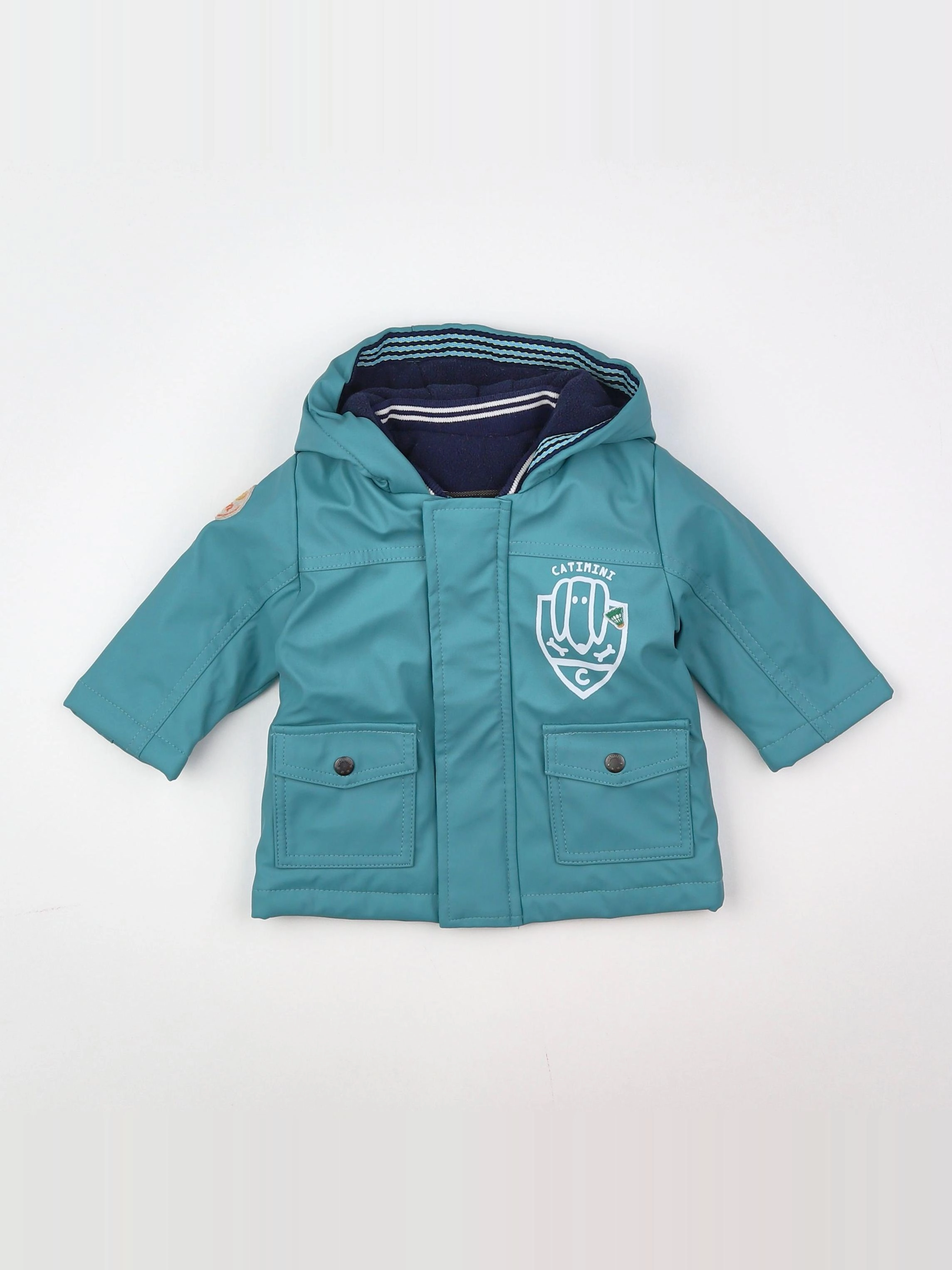 Catimini - imperméable bleu - 3 mois
