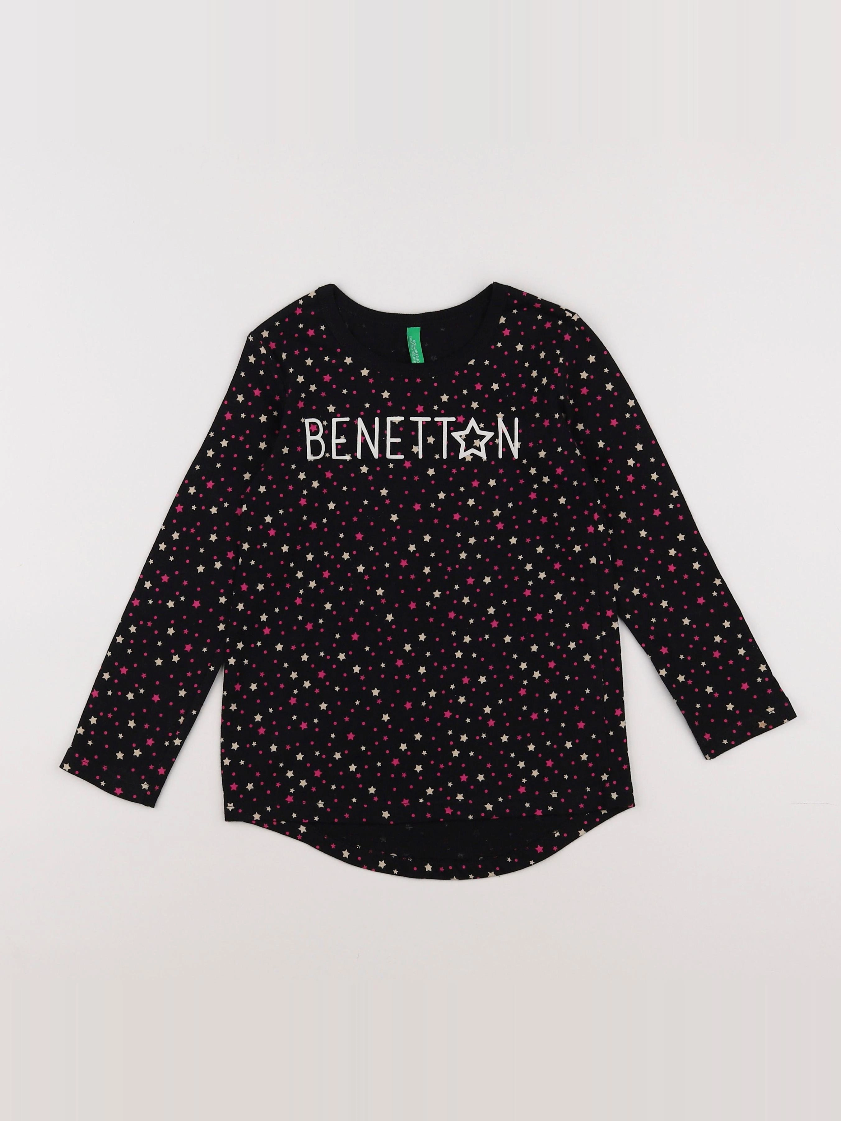Benetton - tee-shirt multicolore - 5/6 ans