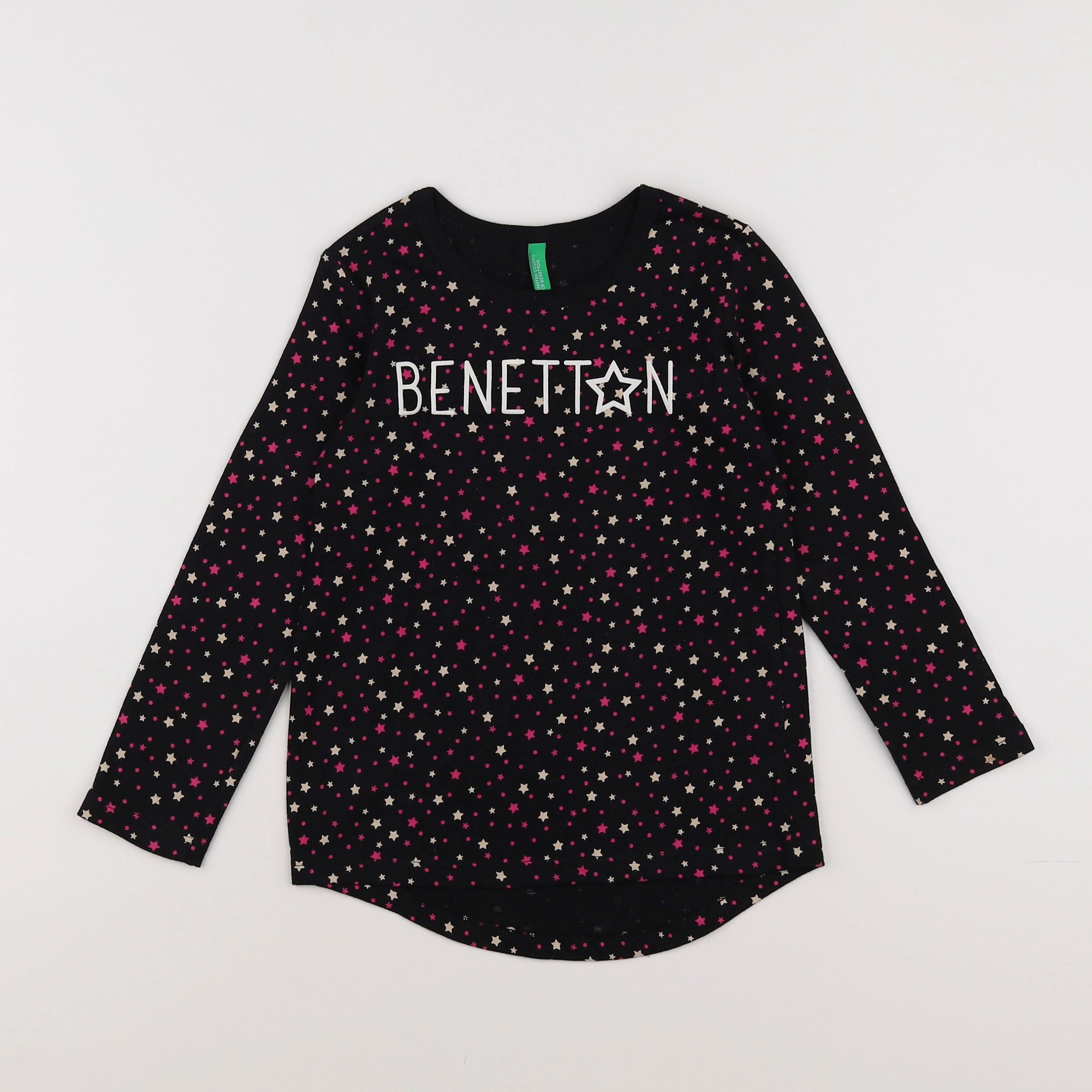 Benetton - tee-shirt multicolore - 5/6 ans