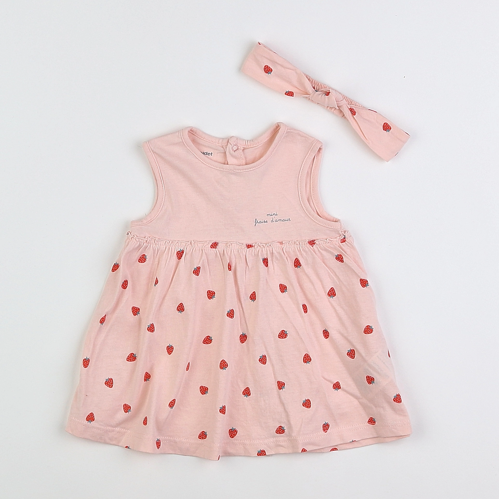 Vertbaudet - ensemble rose, multicolore - 3 mois