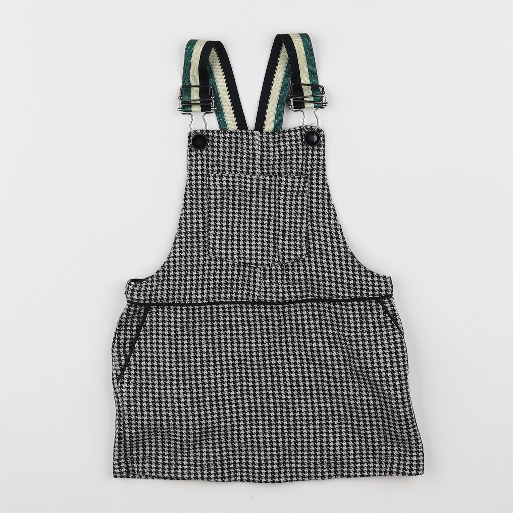 Catimini - robe blanc, noir - 2 ans