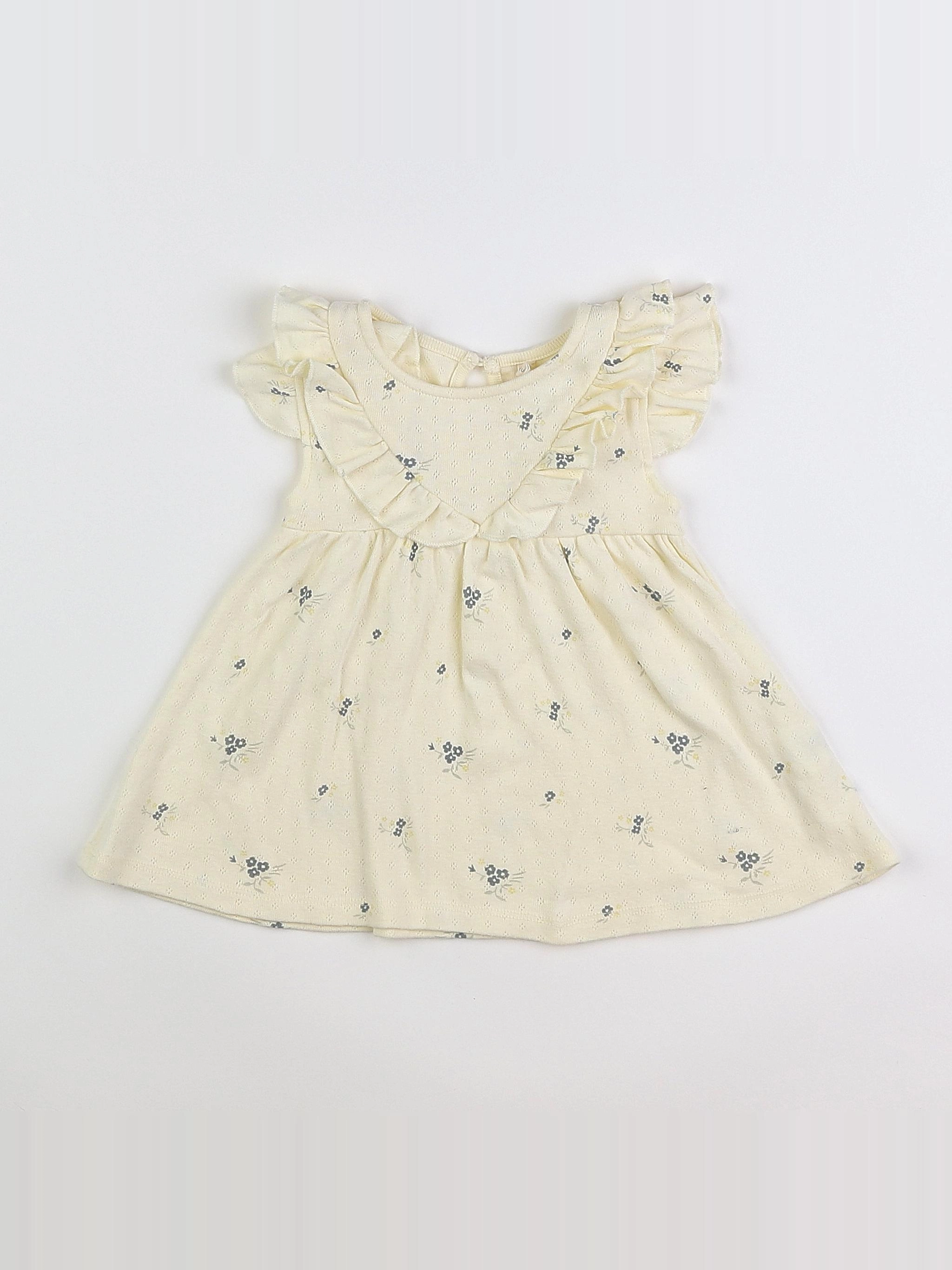Quincy Mae - robe beige - 6/12 mois