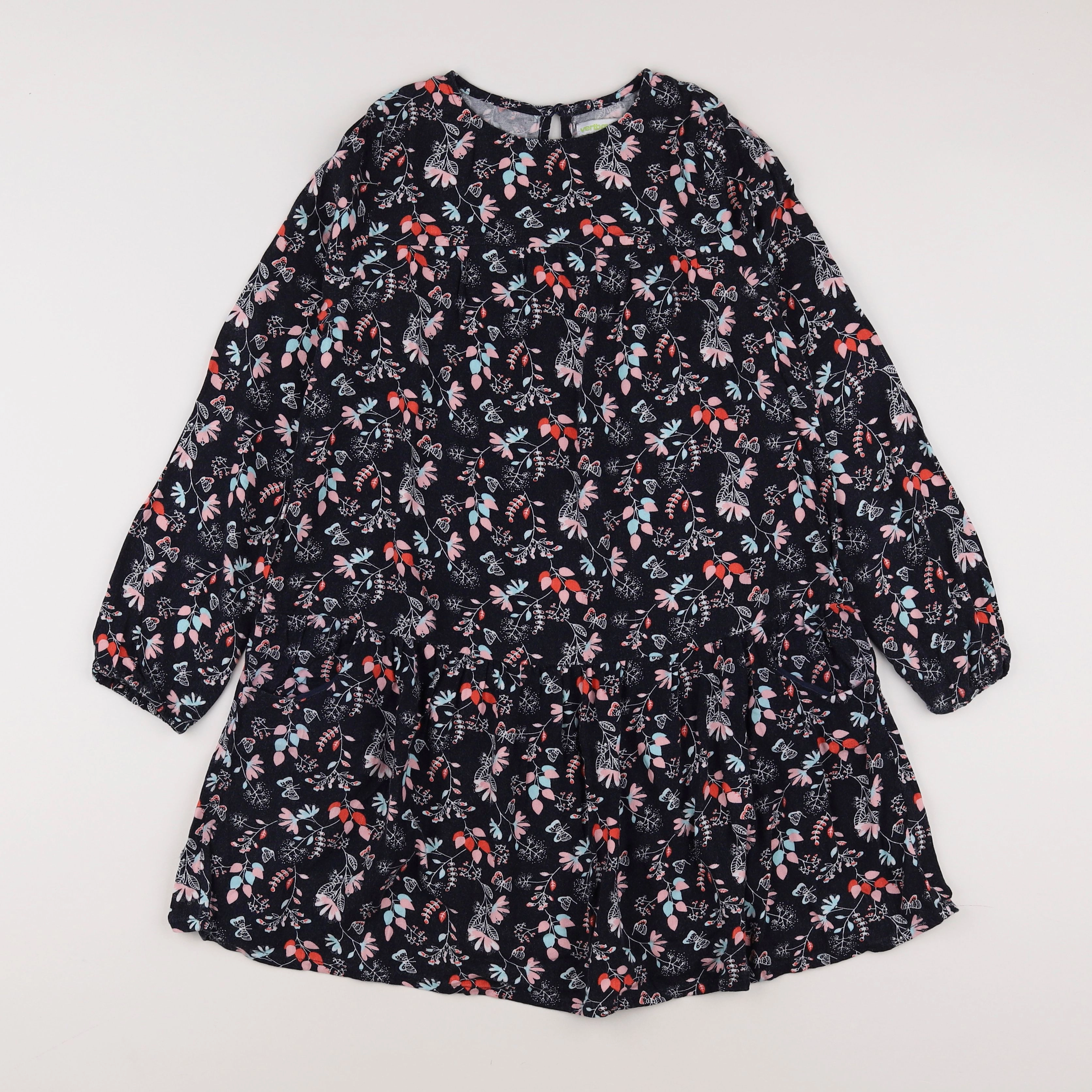 Vertbaudet - robe multicolore - 10 ans