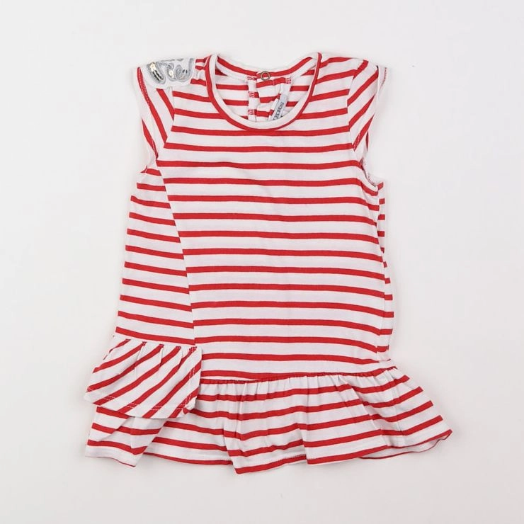 IKKS - robe rouge - 12 mois