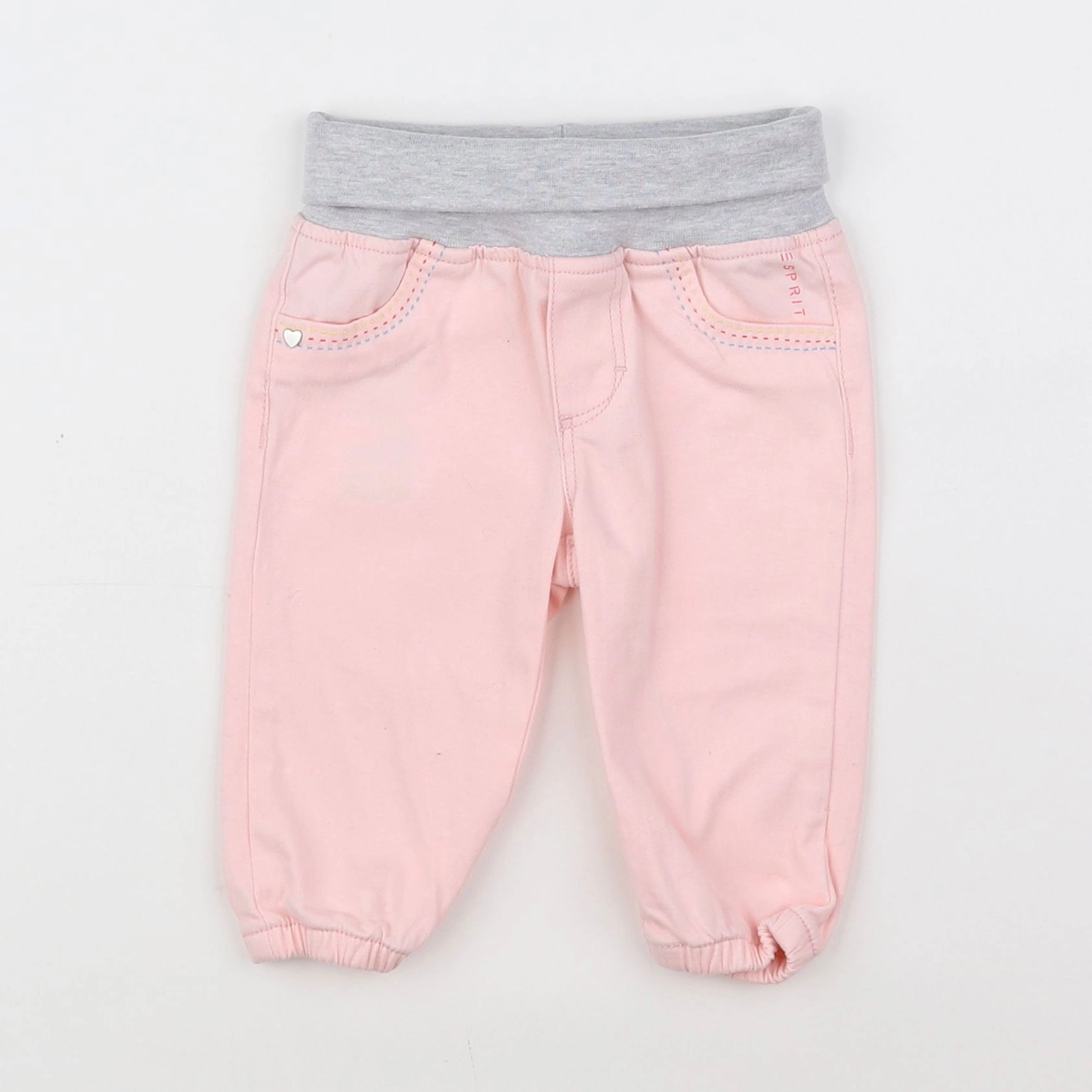 Esprit - pantalon rose - 6 mois