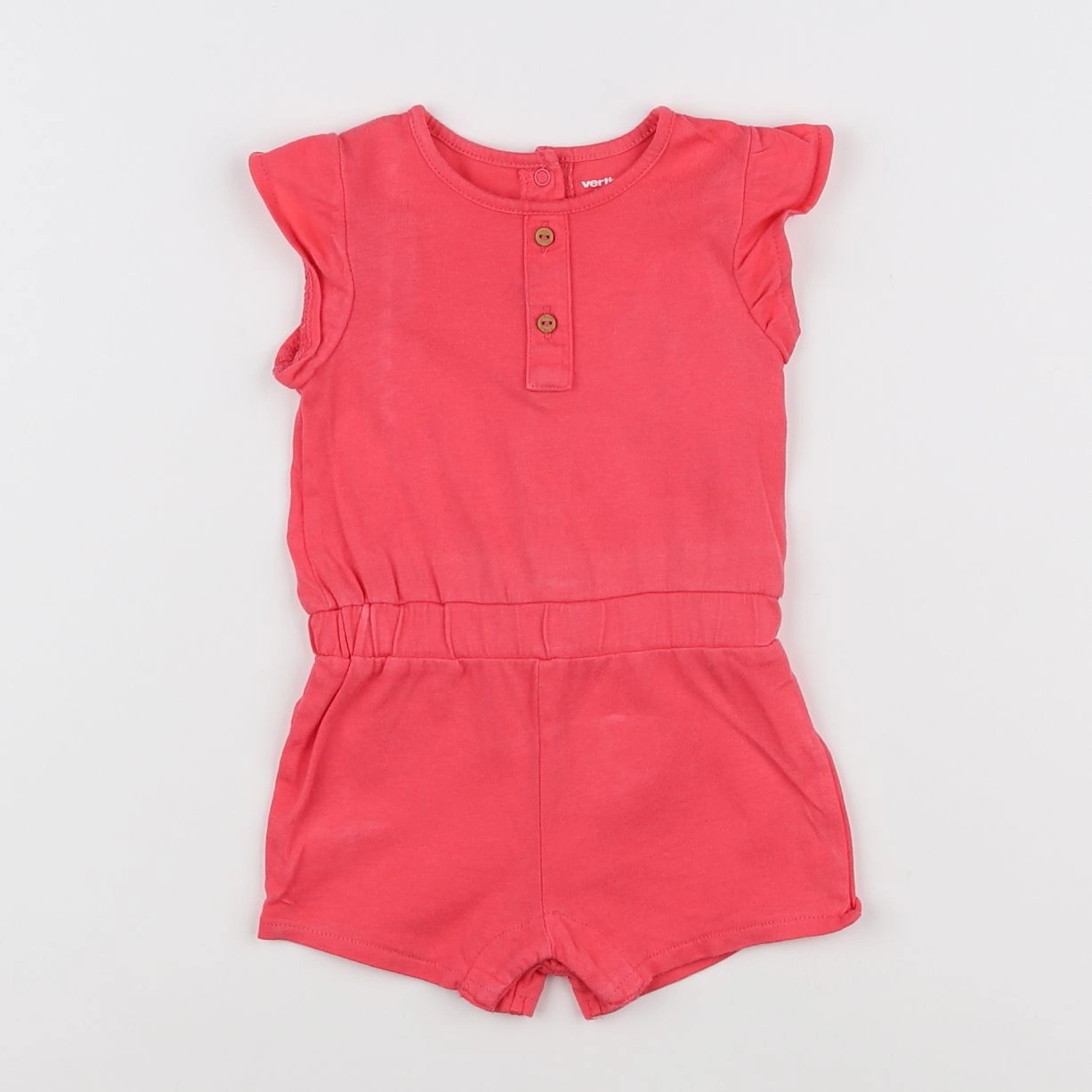 Vertbaudet - combinaison rose - 3 mois